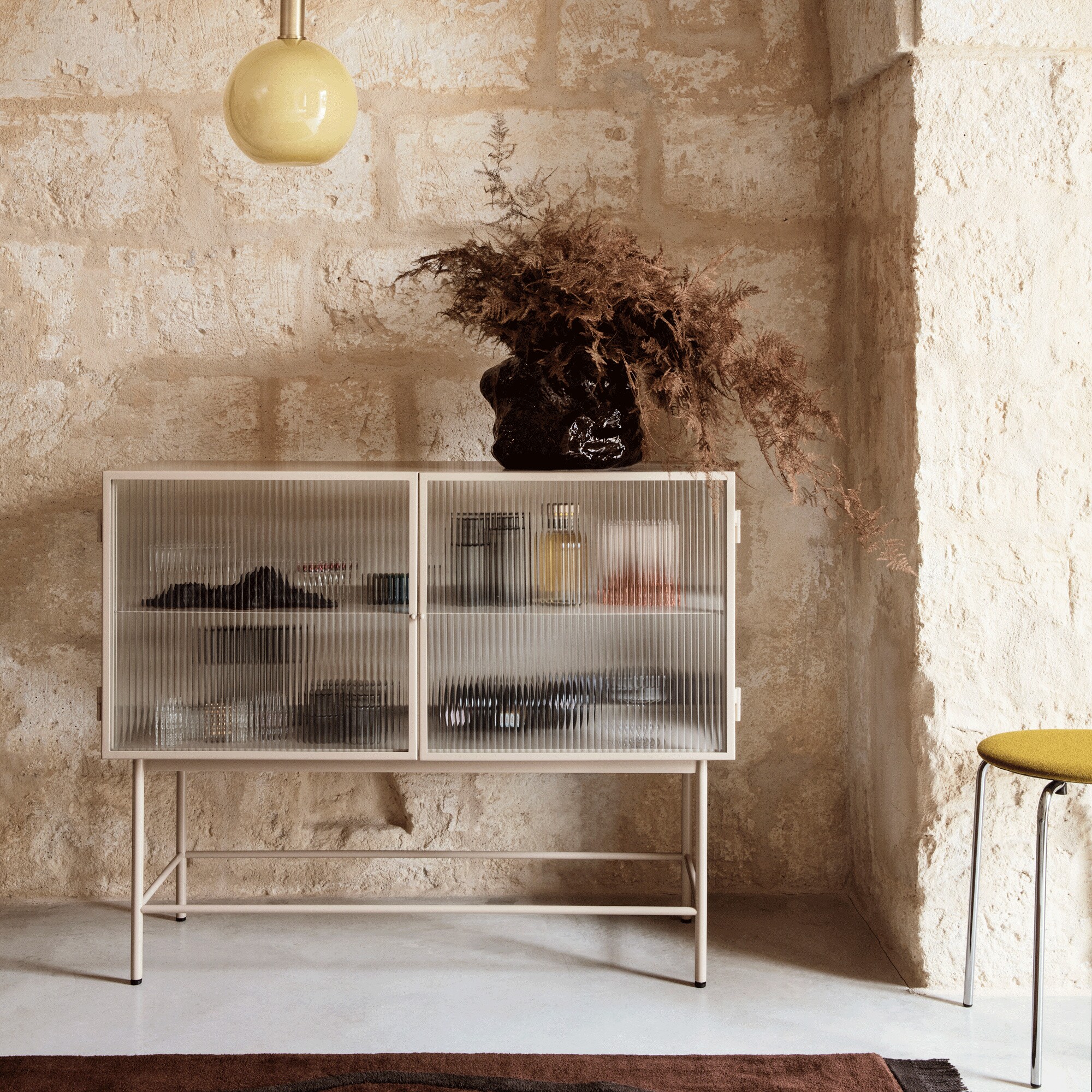 Haze Sideboard Reeded Glass