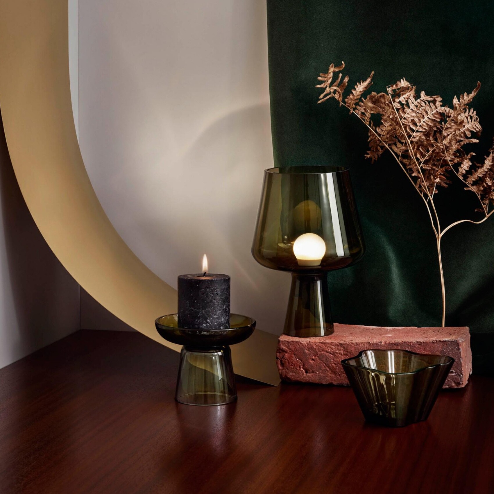 Leimu Table Lamp glass