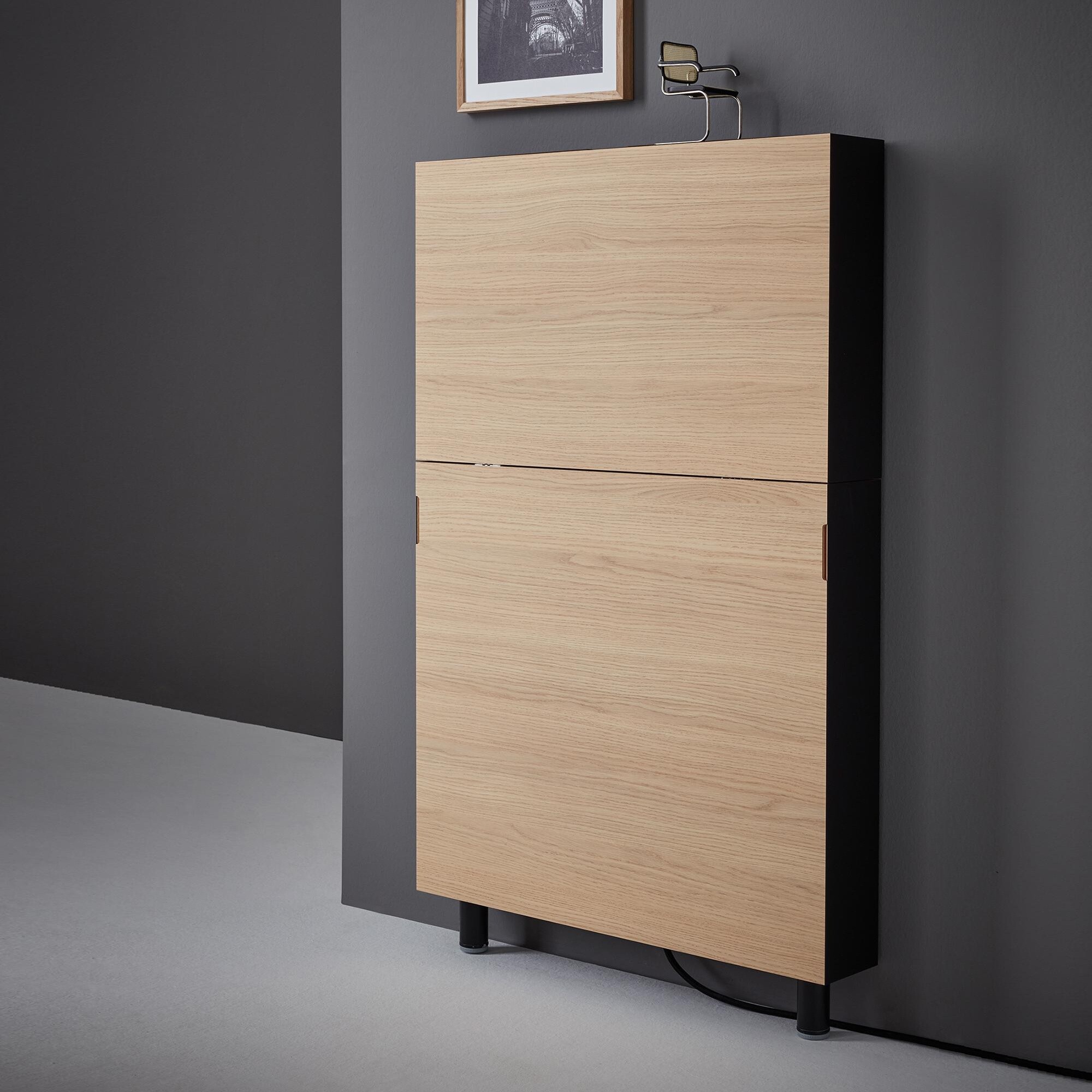 Flatmate Wall Secretary with Birch Edge