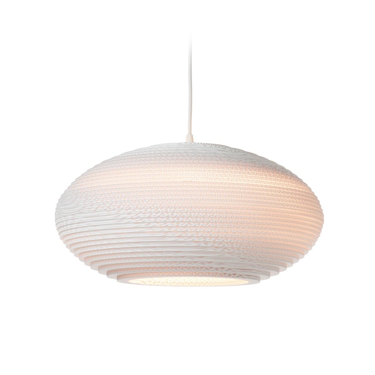 Disc Suspension Lamp White