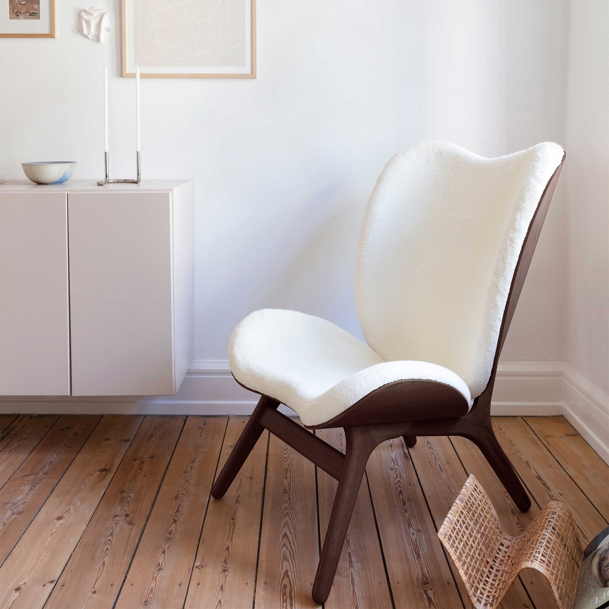 A Conversation Piece Armchair Tall Dark Oak