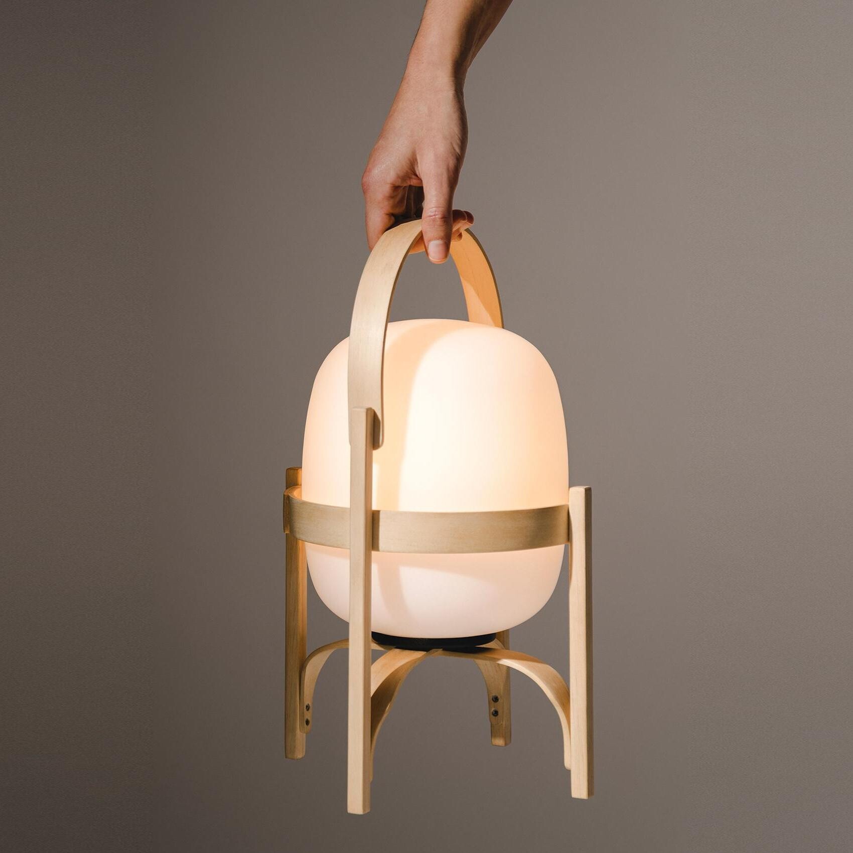 Cestita Batería LED Lamp with Battery Glass