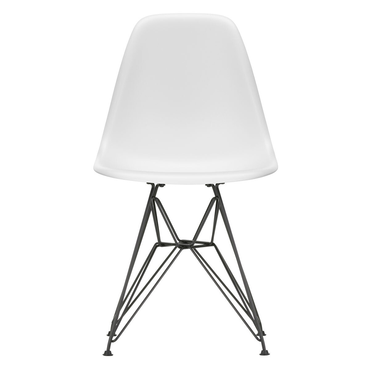 Eames Plastic Side Chair DSR RE Black Base