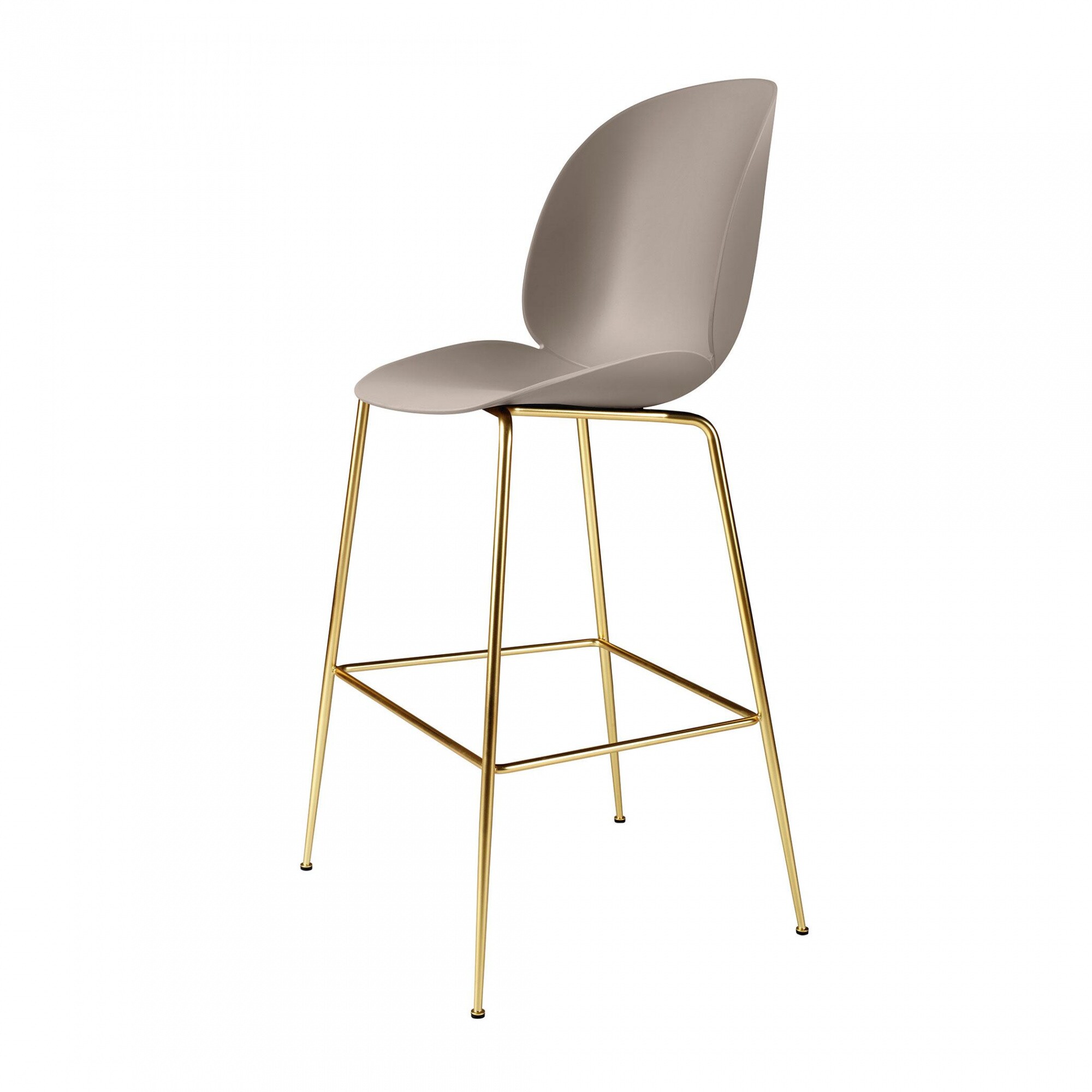 Beetle Bar Chair Brass Base 118cm