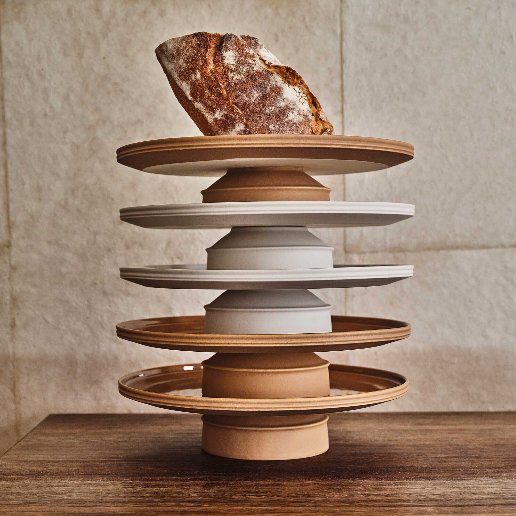 Dune Clay Serving Plate