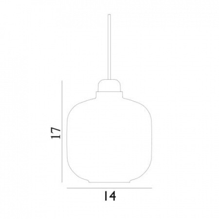 Amp Suspension Lamp Brass