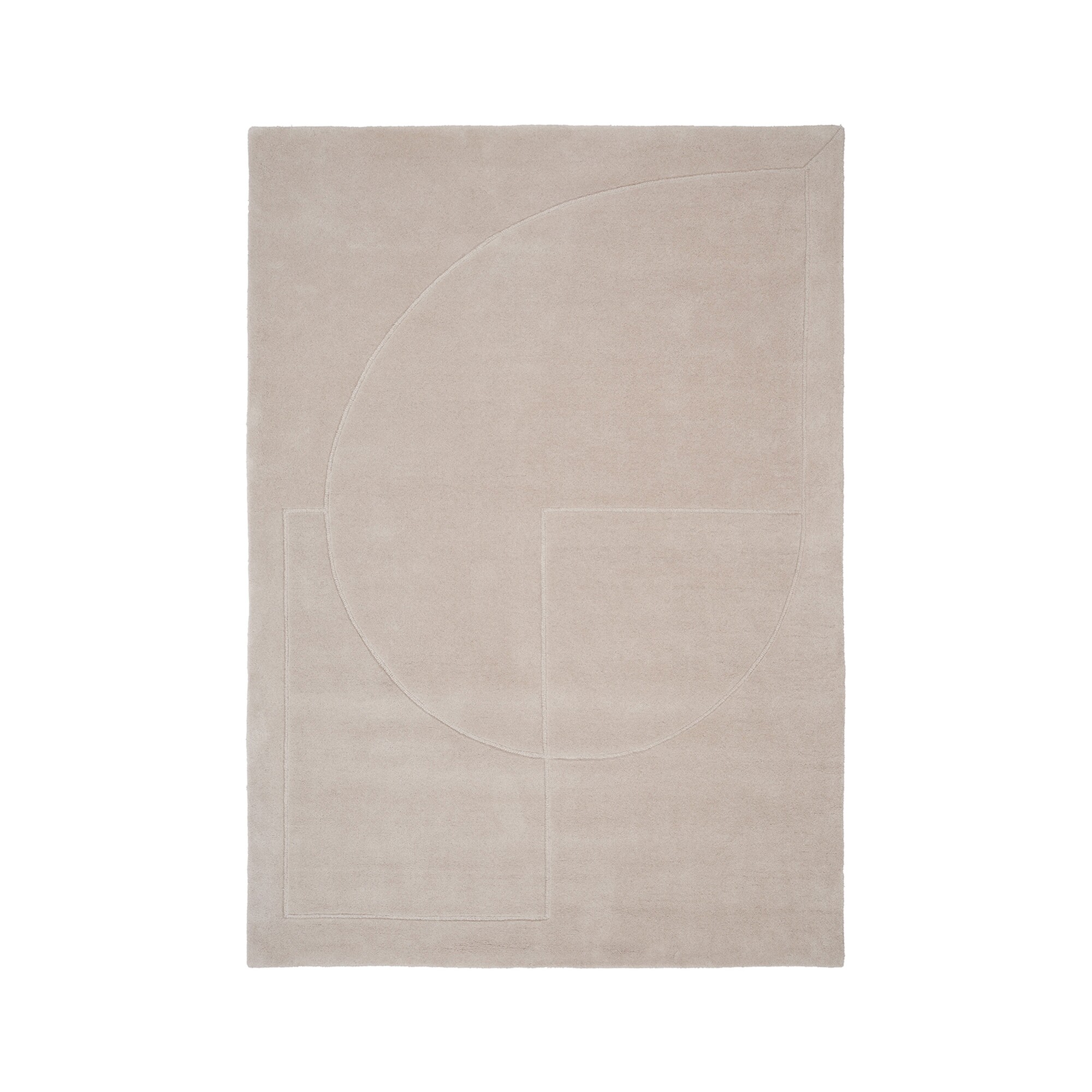 Lineal Poem Wool Rug 170x240cm