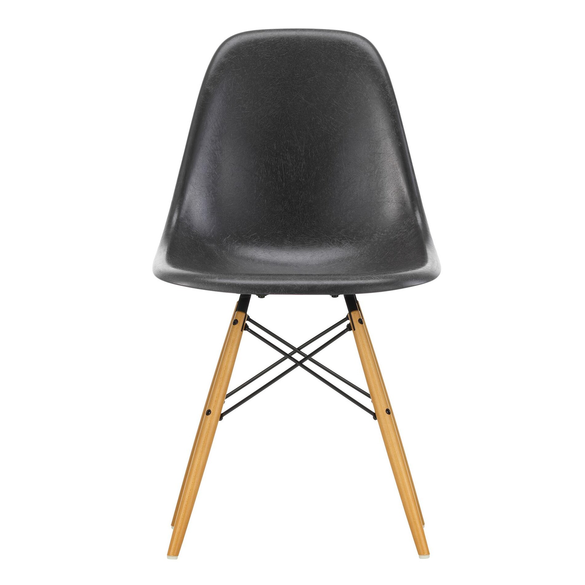 Eames Fiberglass Side Chair DSW Golden Maple
