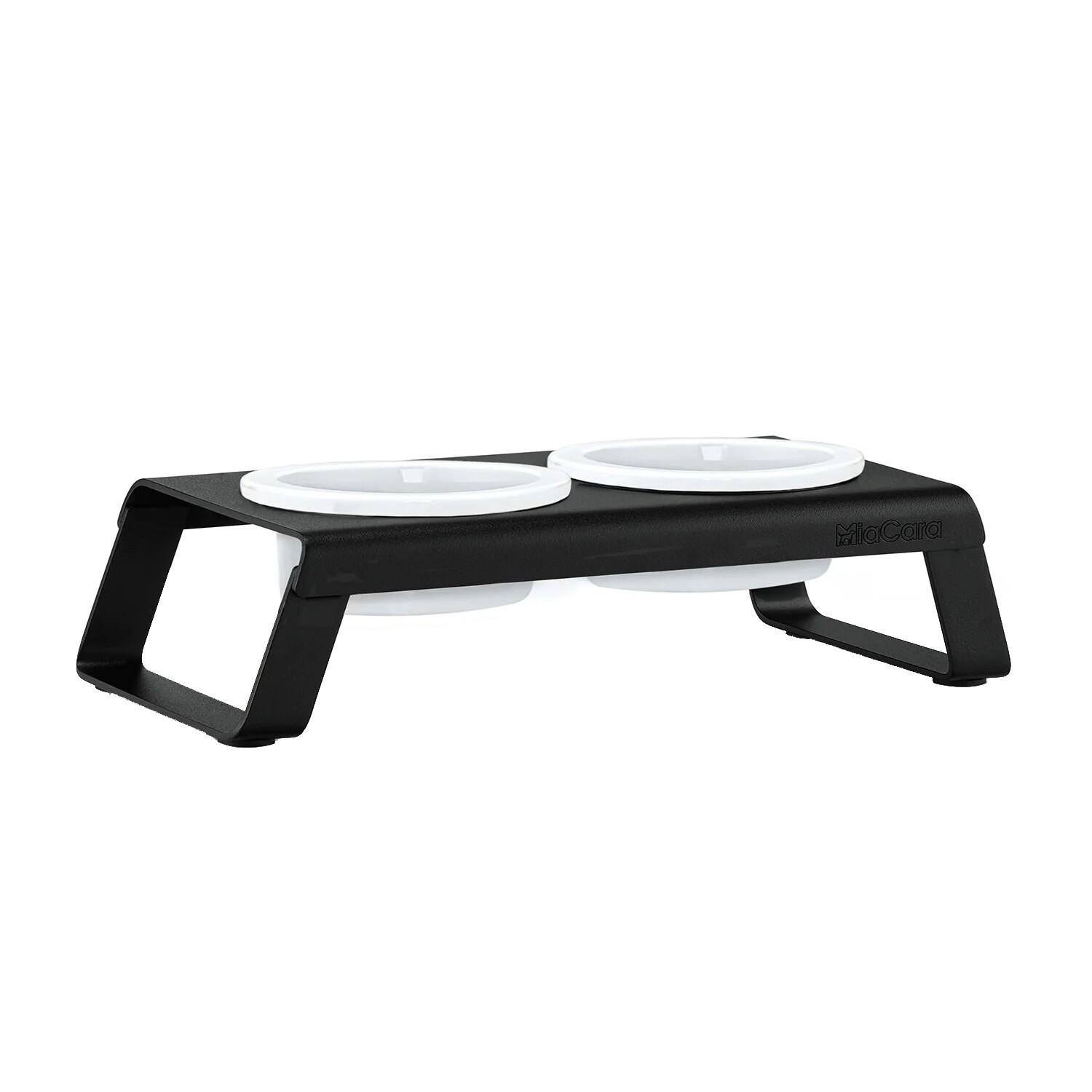 Desco Dog Bowl Stand with Porcelain Bowls S