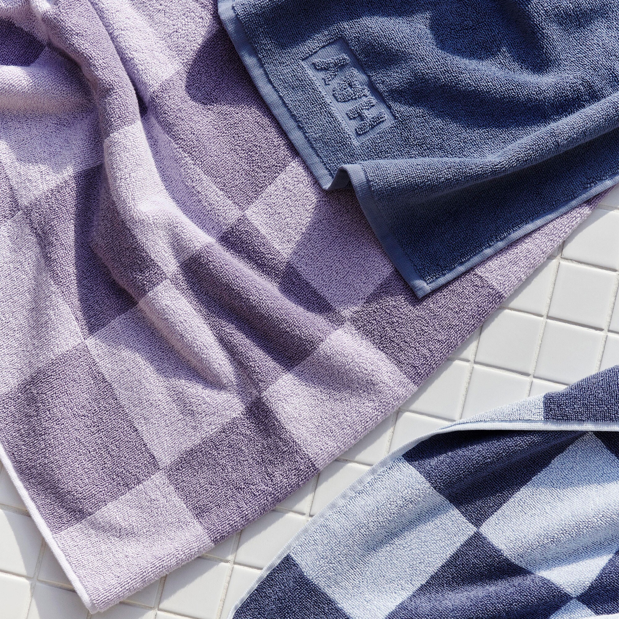 Check Bath Towel 70x136cm