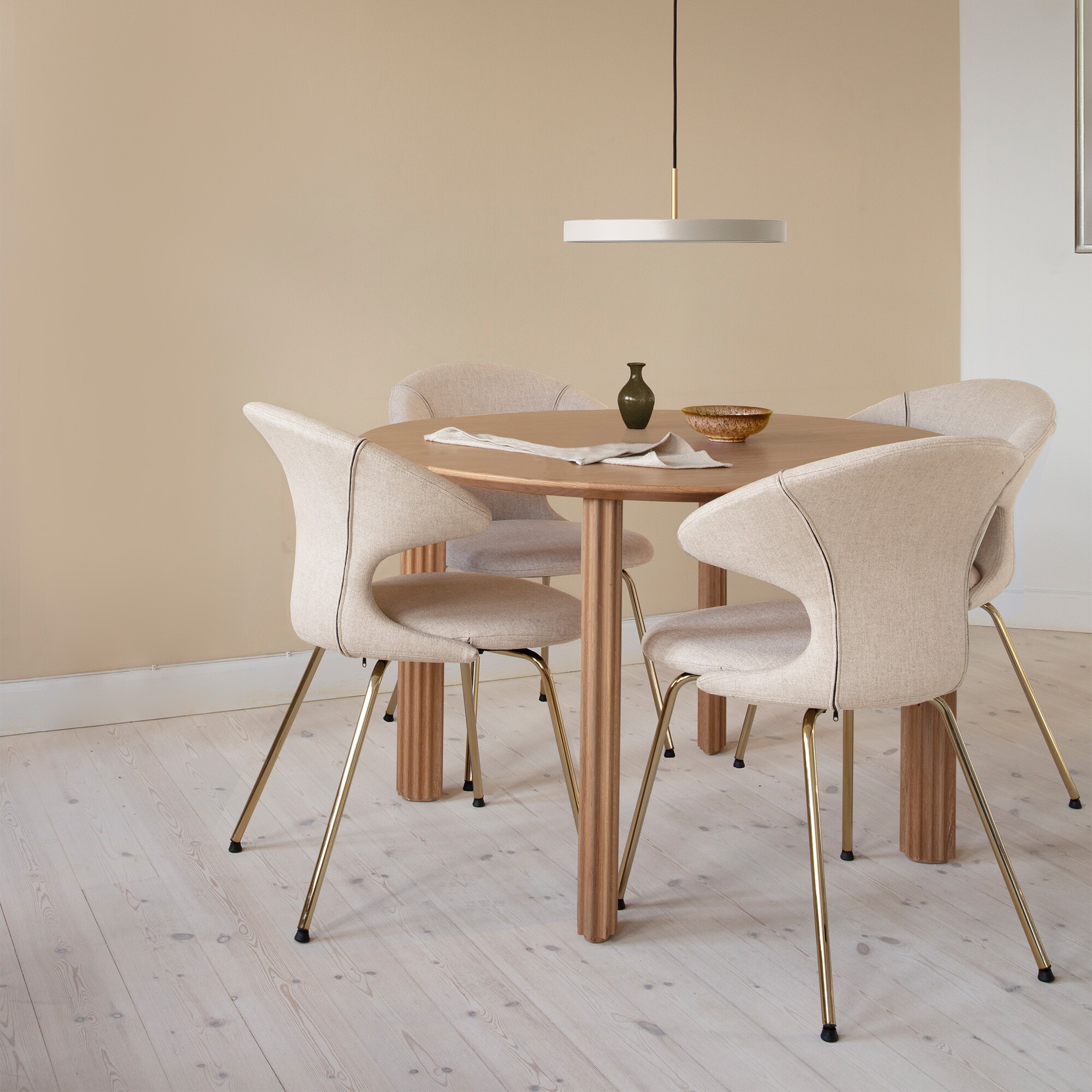 Asteria LED Suspension Lamp Brass