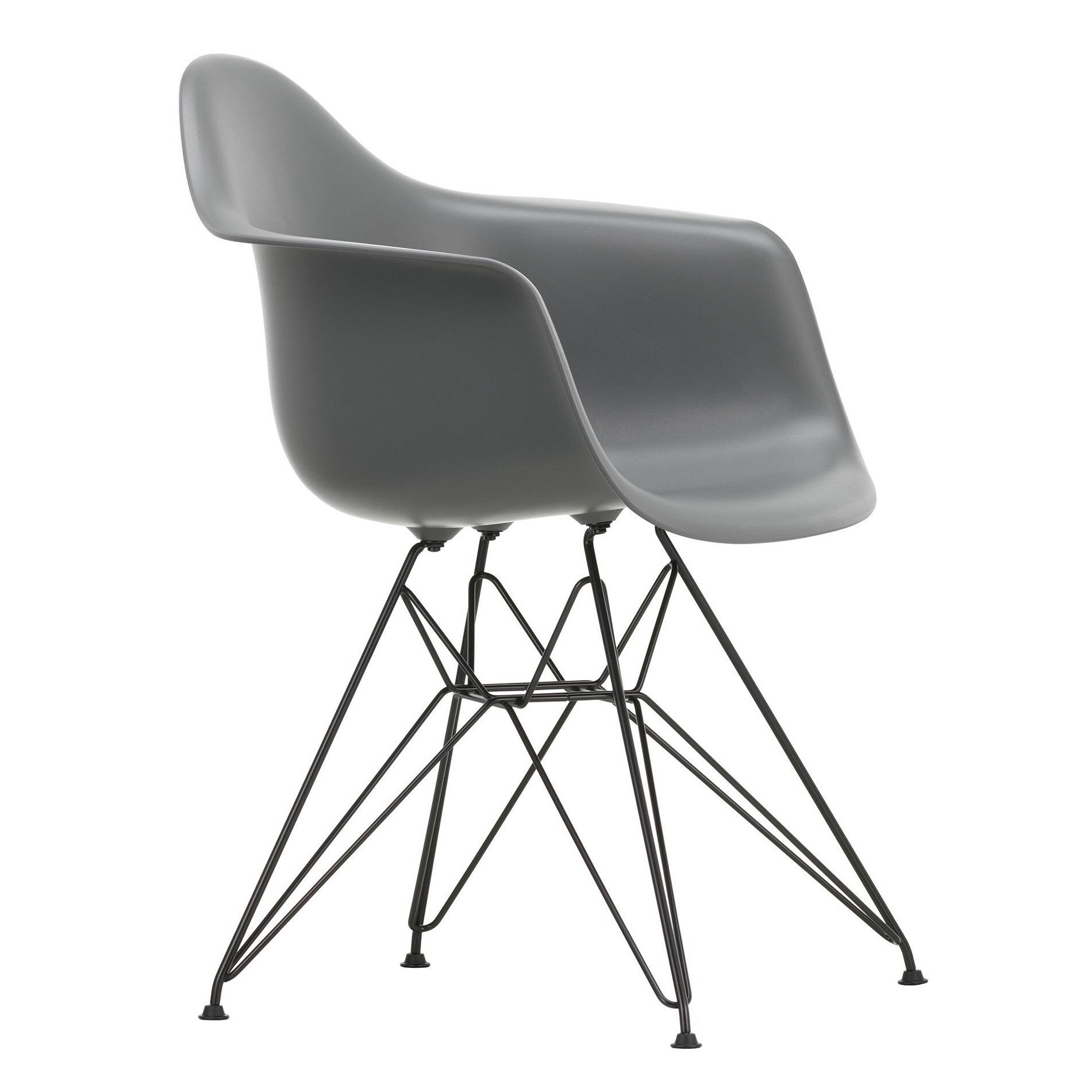 Eames Plastic Armchair DAR RE Black Base