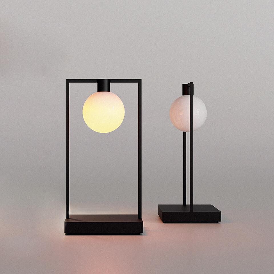 Curiosity 36 Sphere LED Table Lamp with Battery