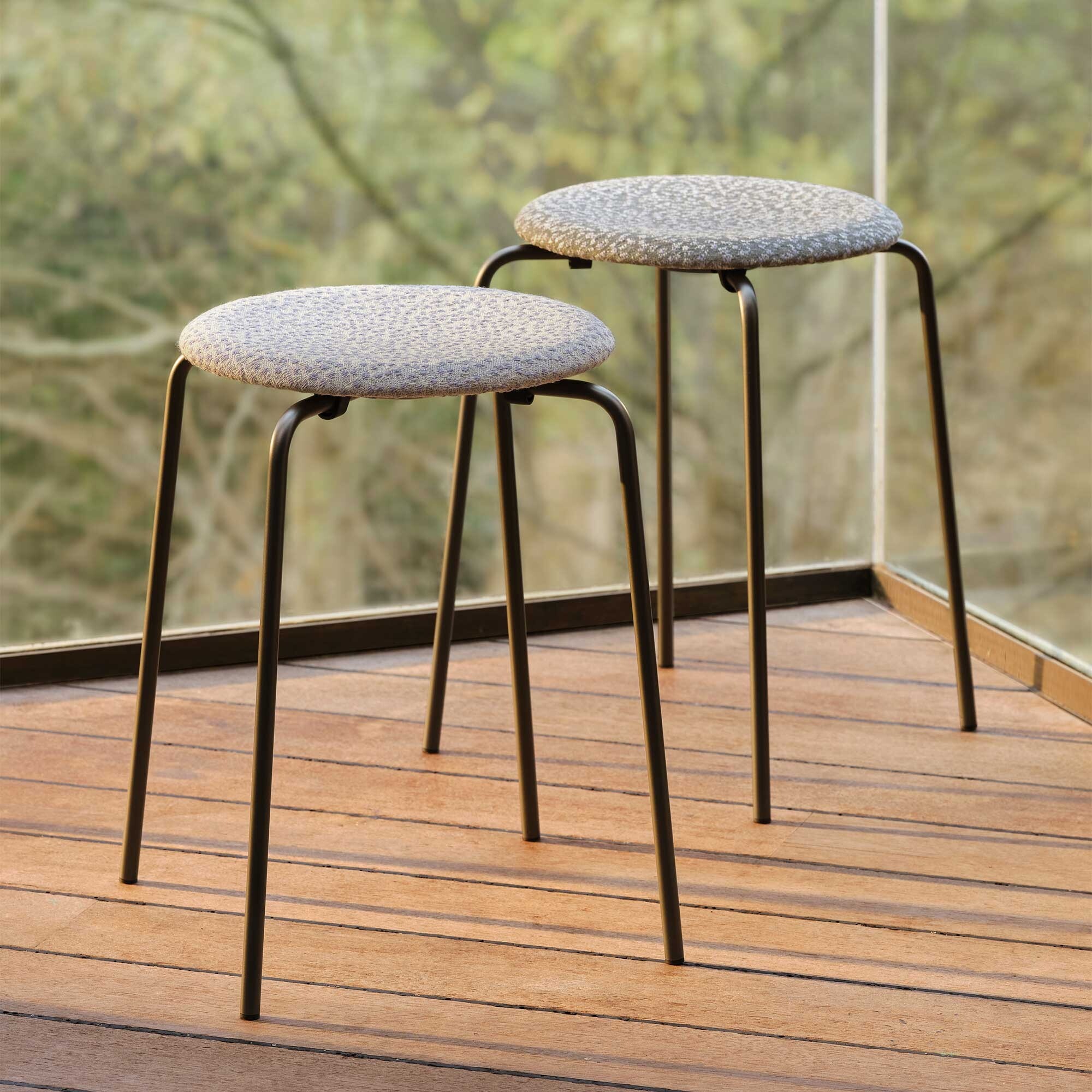 DOT™ Stool Fabric Warm Graphite Base