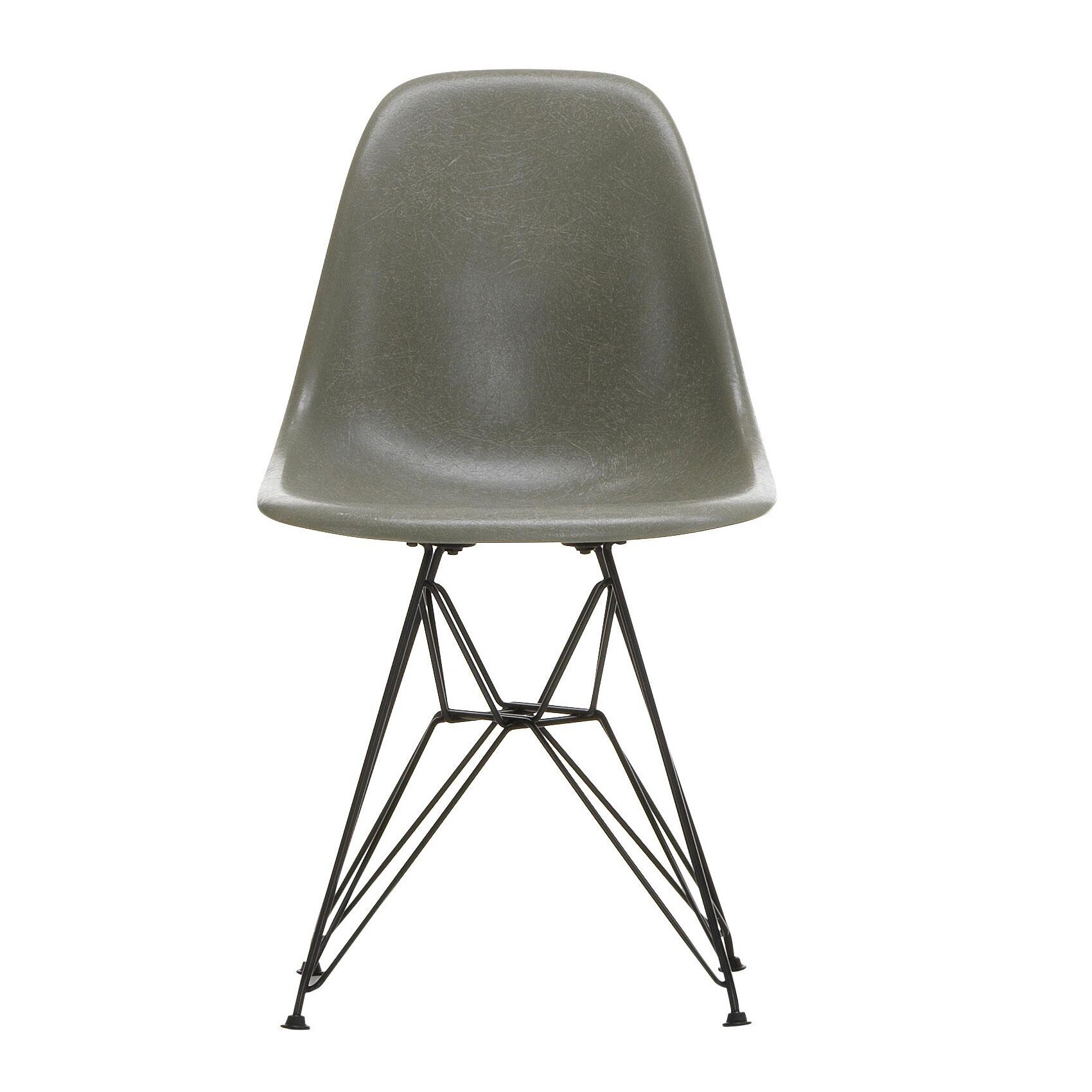 Eames Fiberglass Side Chair DSR Black Base