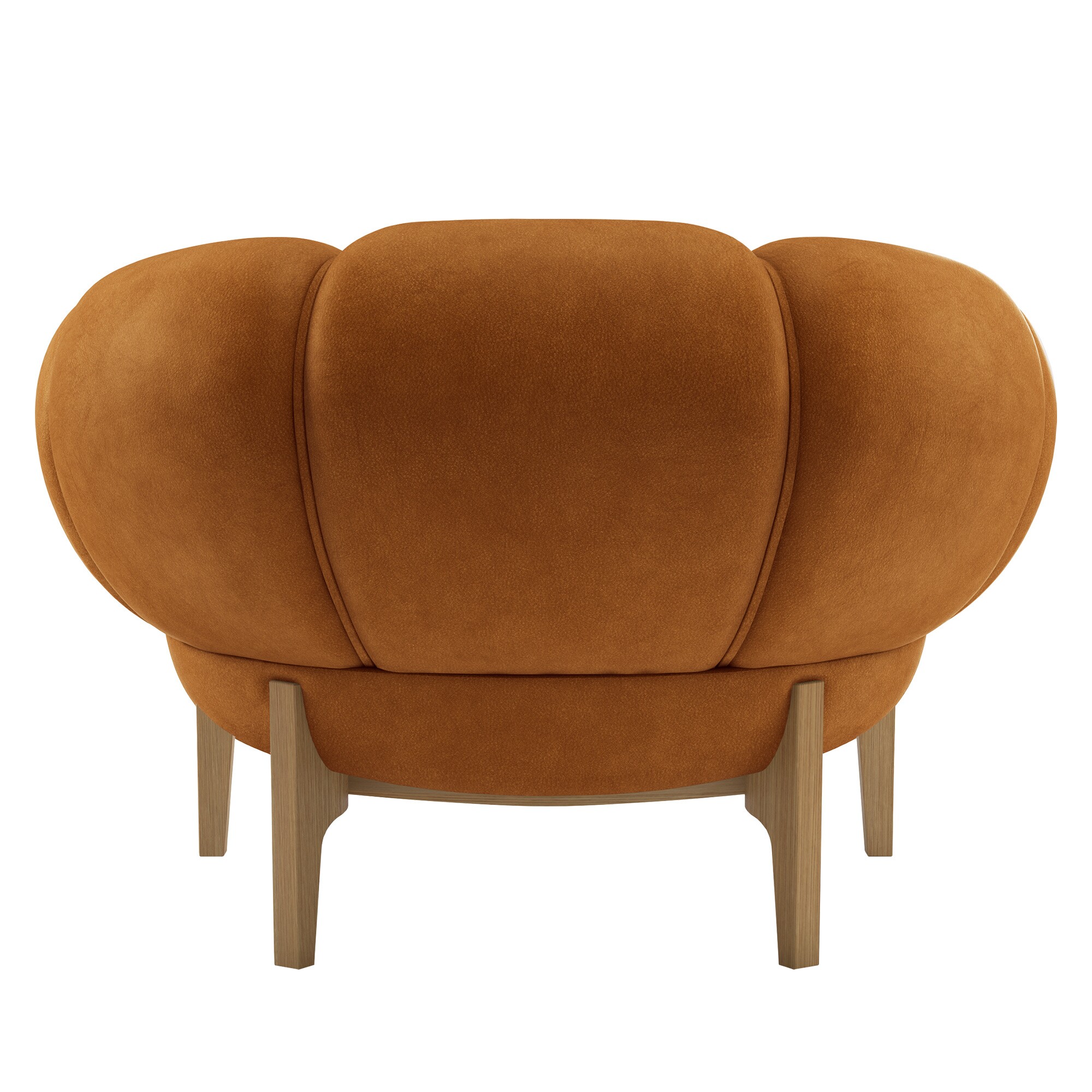 Croissant Lounge Chair Leather