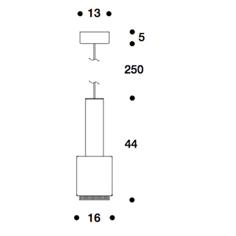 A110 Hand Grenade Suspension Lamp