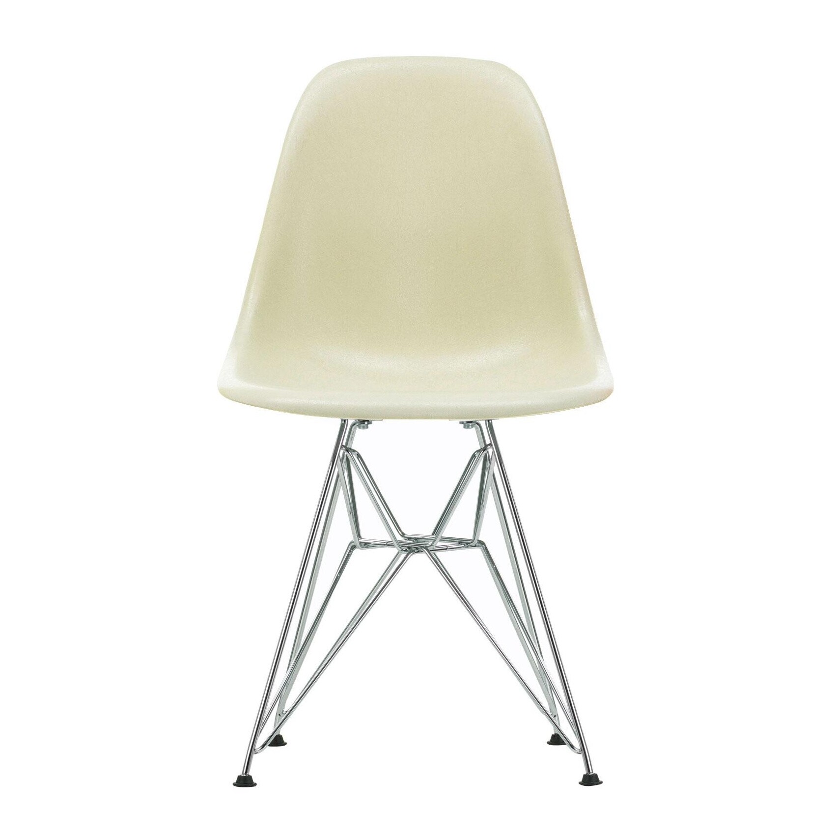 Eames Fiberglass Side Chair DSR Chromed Base