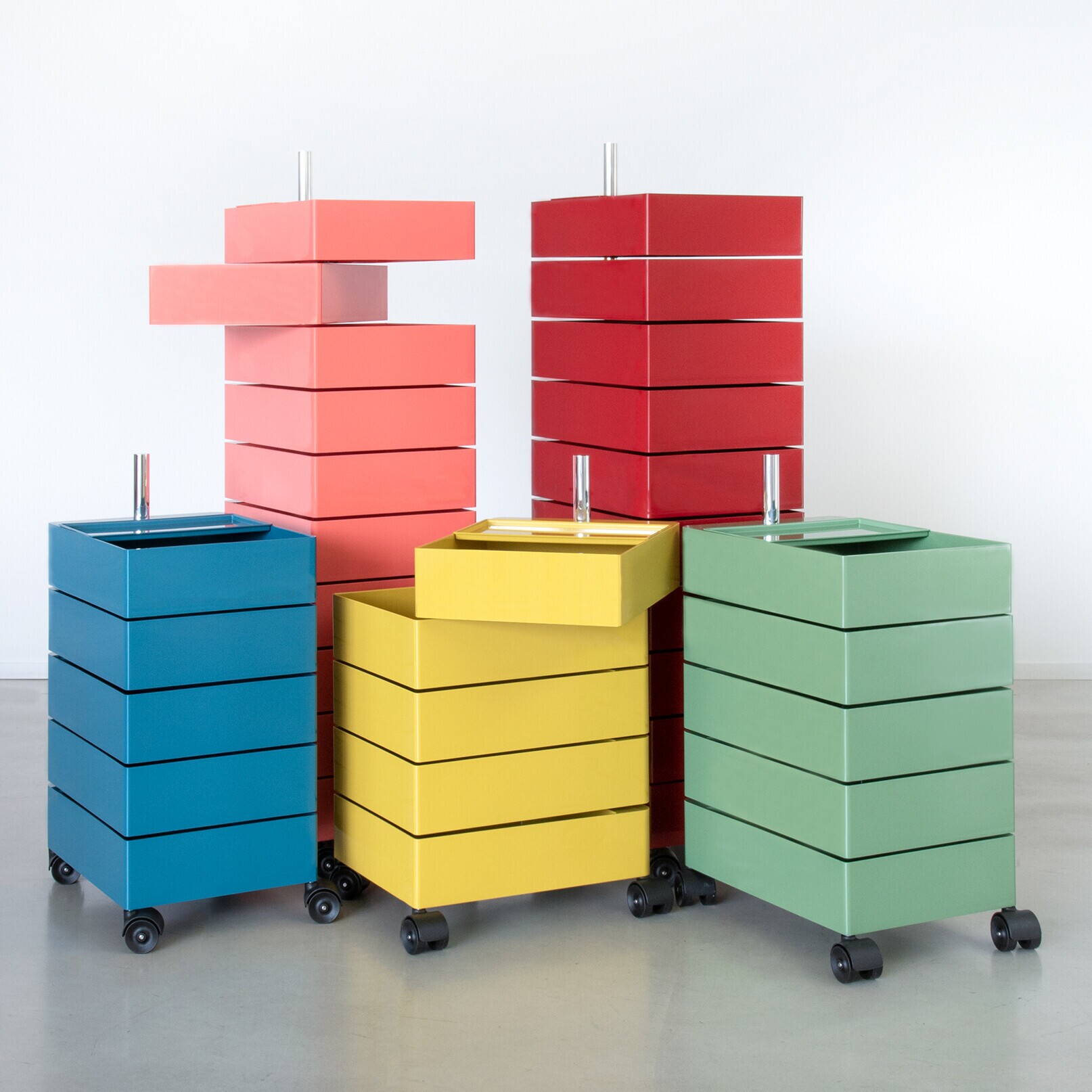 360° Container With Wheels H 72cm