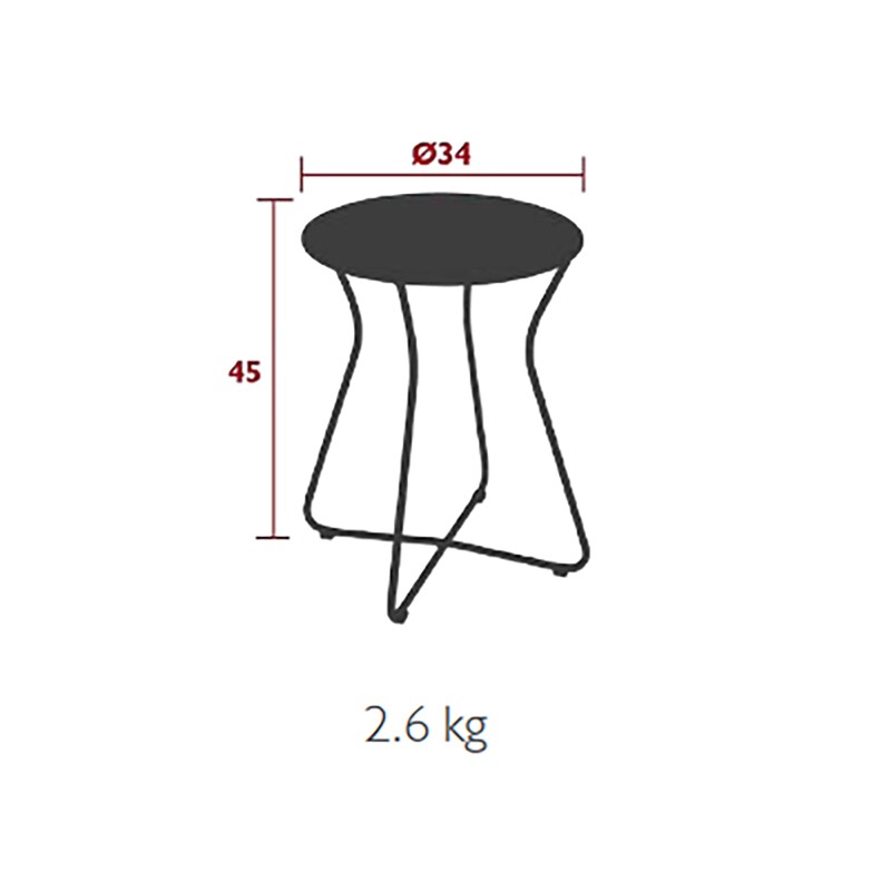 Cocotte Outdoor Stool H 45cm