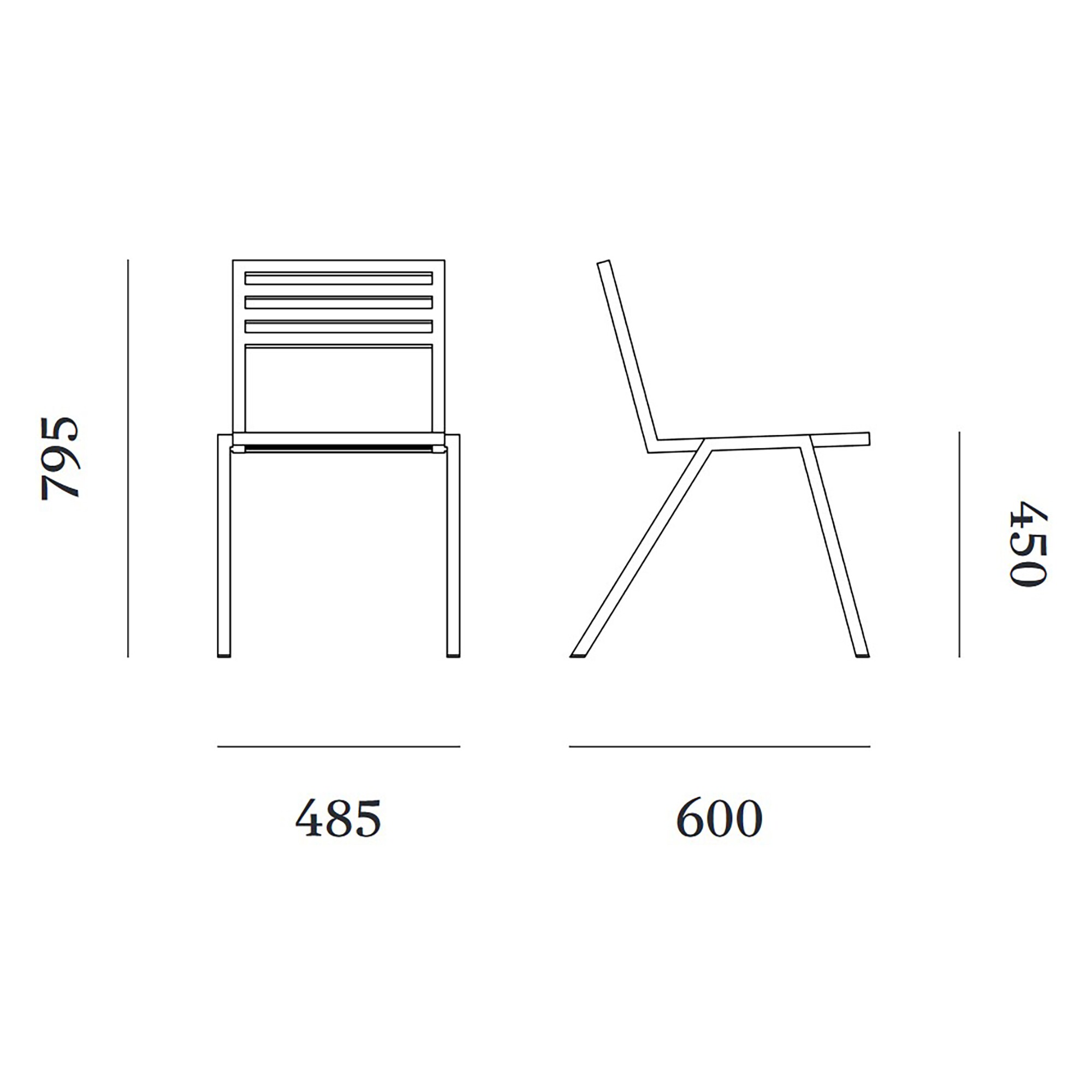 19 Outdoors Stacking Chair