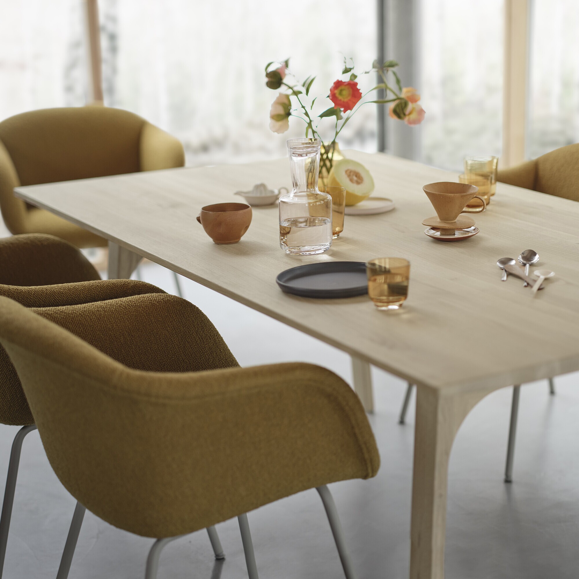 Earnest Wood Dining Table 205x100cm
