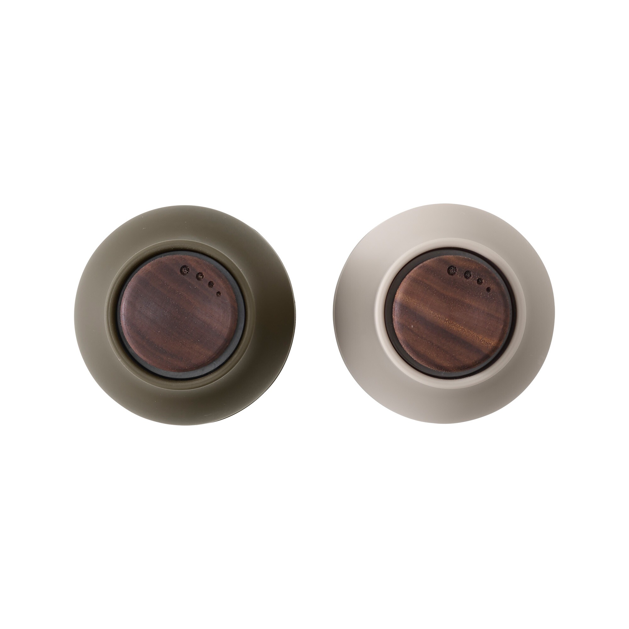 Bottle Grinder Small Set of 2 Walnut Lid