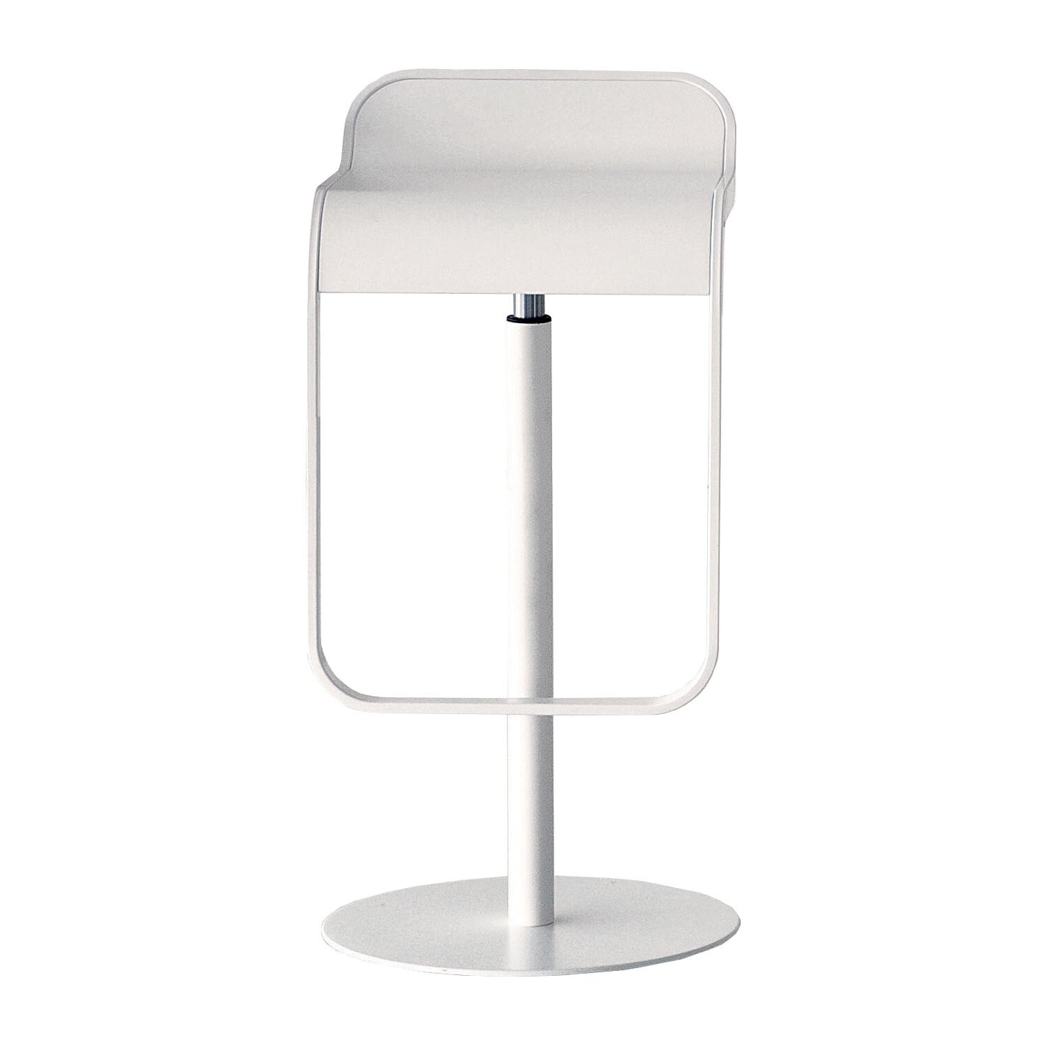 LEM S80 Bar Stool Frame White 74-87cm