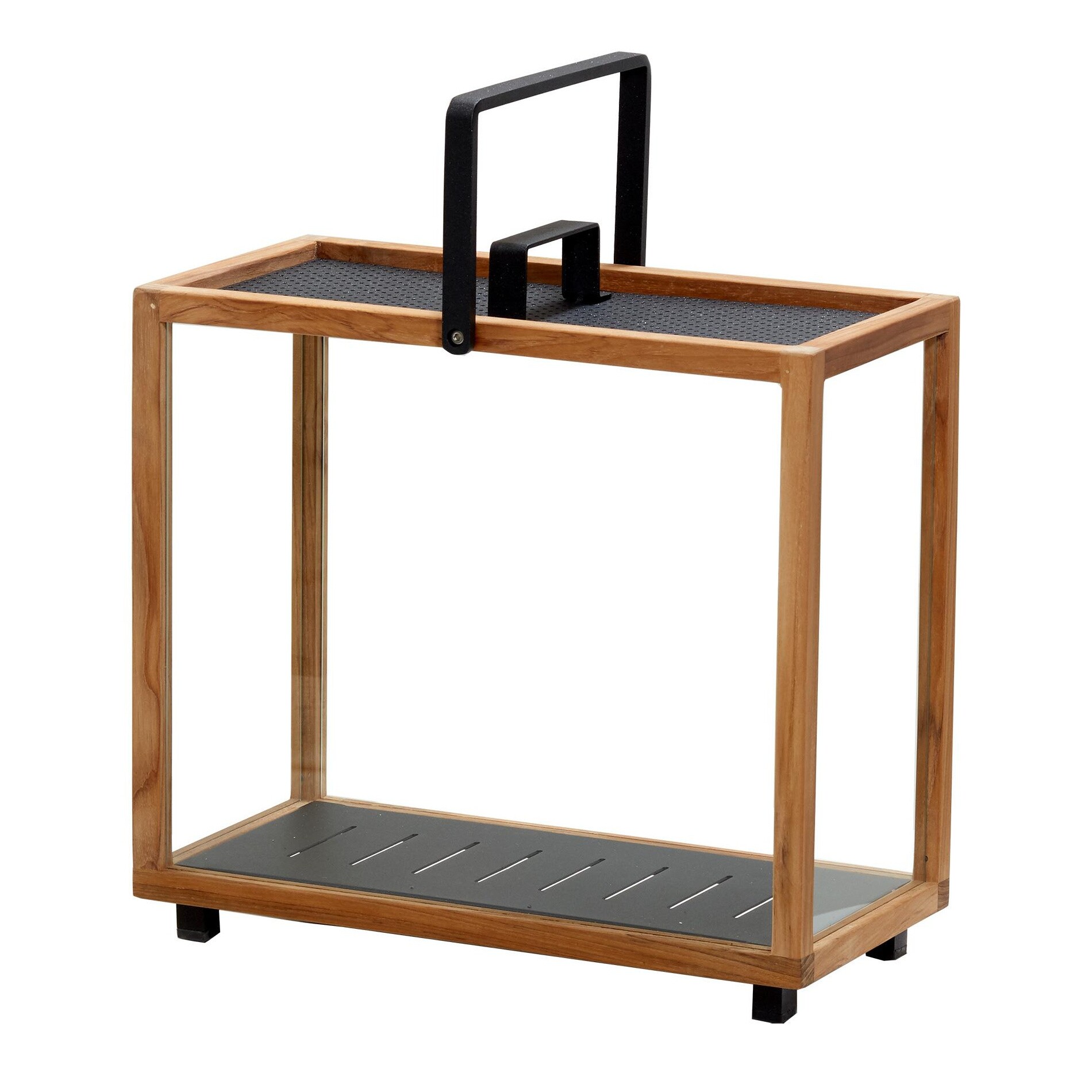 Lighthouse Lantern Teak Rectangular