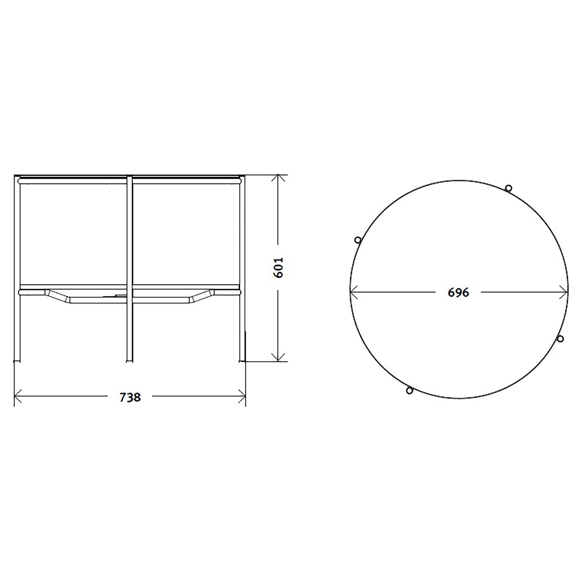 Moser Model 1752 Salon Table