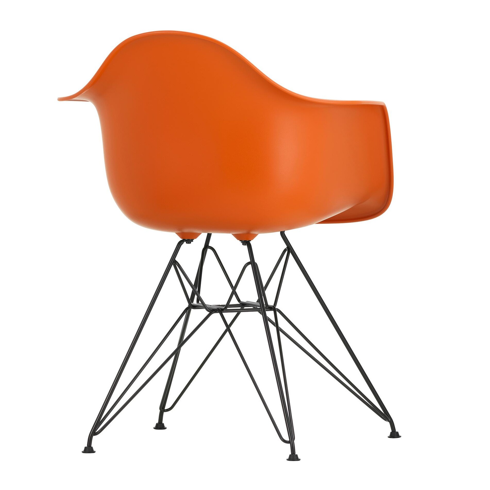 Eames Plastic Armchair DAR RE Black Base
