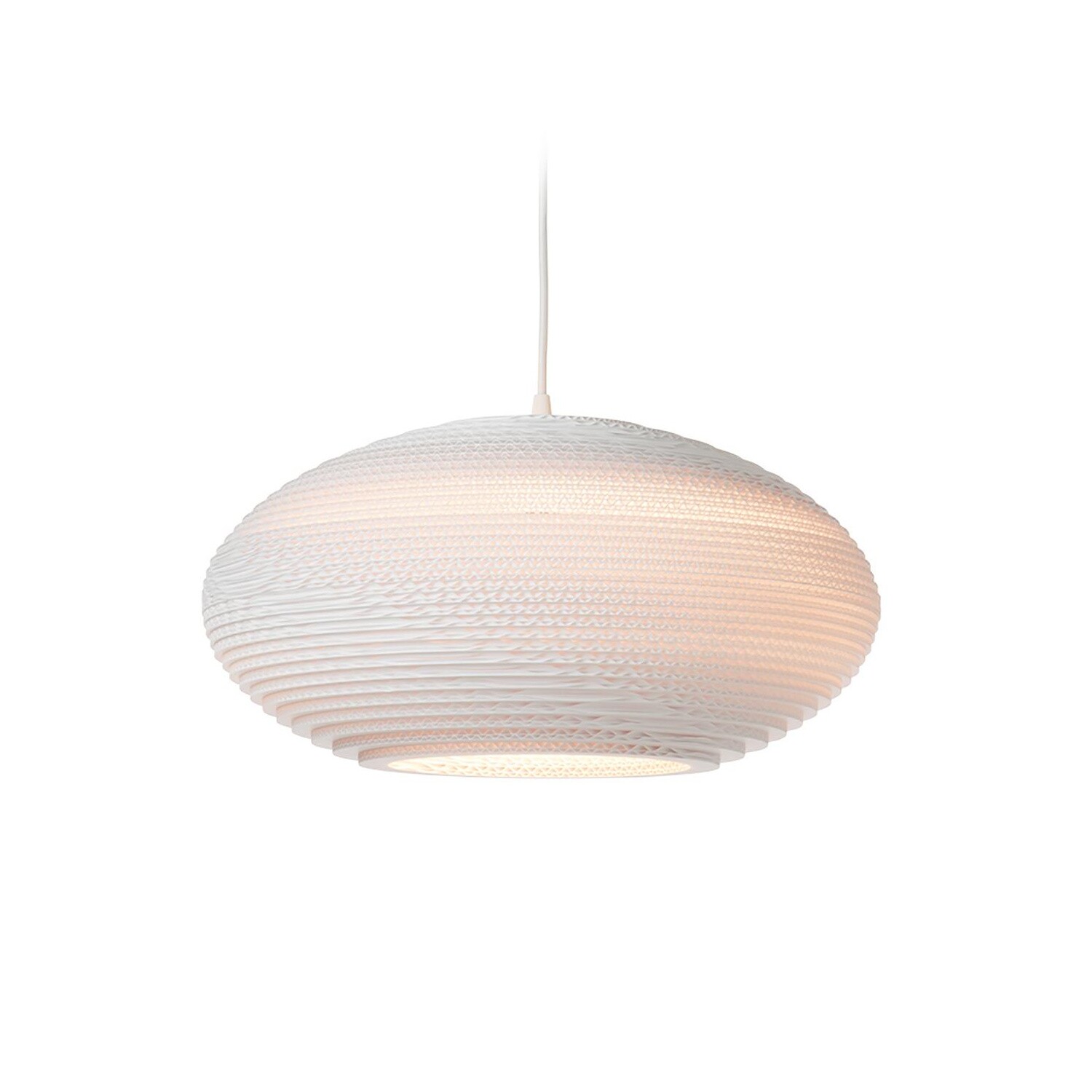 Disc Suspension Lamp White