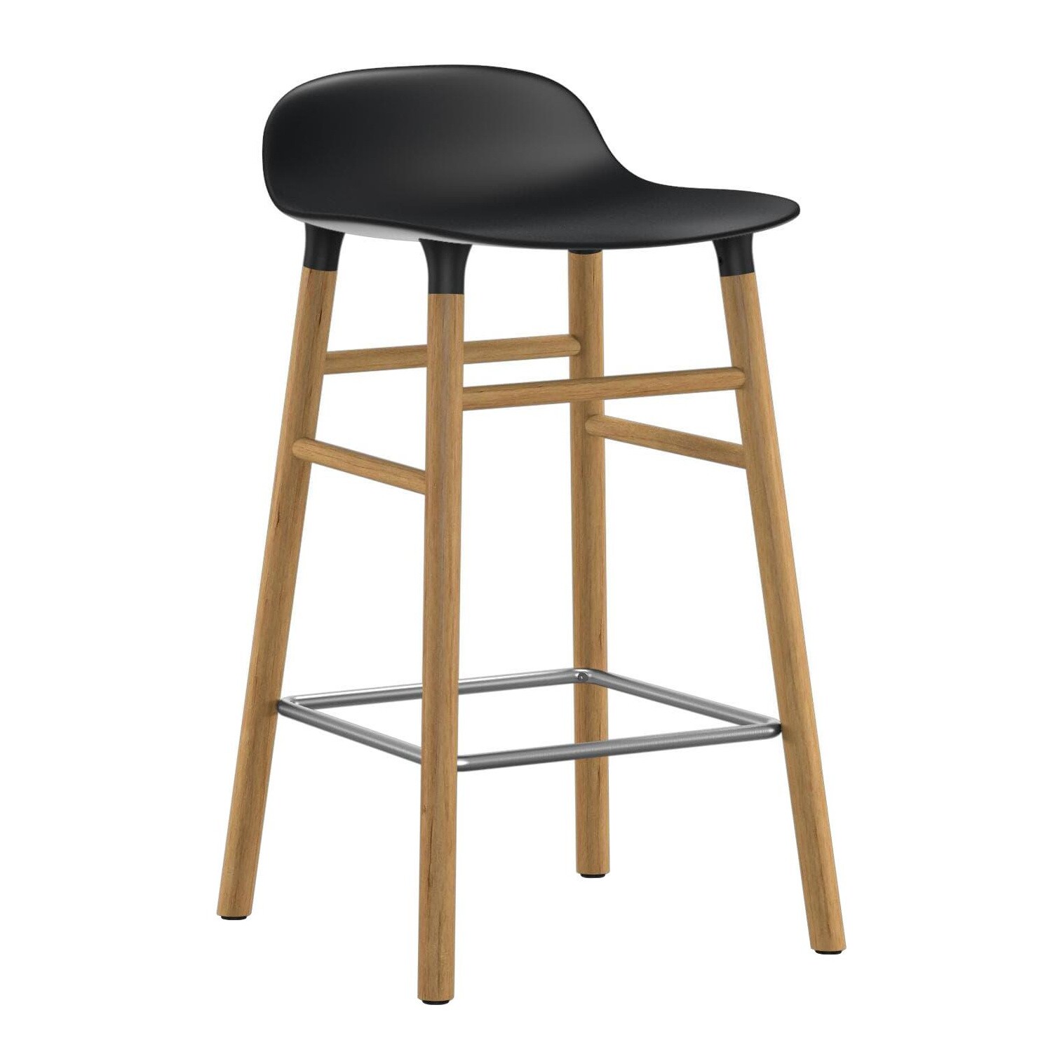 Form Bar Stool Frame Oak 65