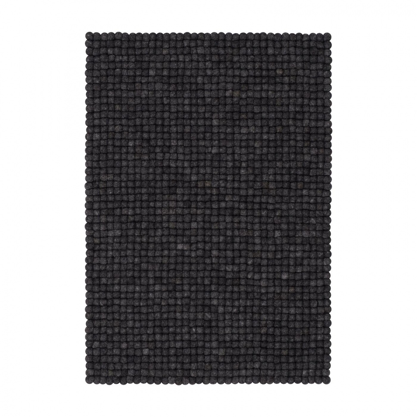 Hugo Felt Ball Rug rectangular