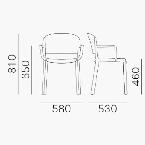 Dome 265 Garden Armchair