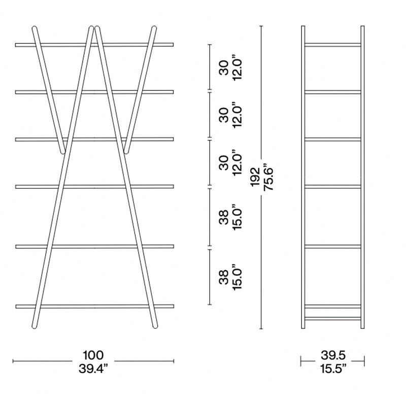 Nuvola Rossa Bookshelf