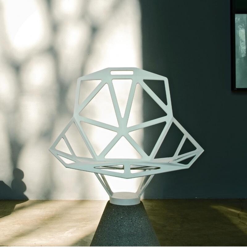 Chair One Chair With Concrete Base