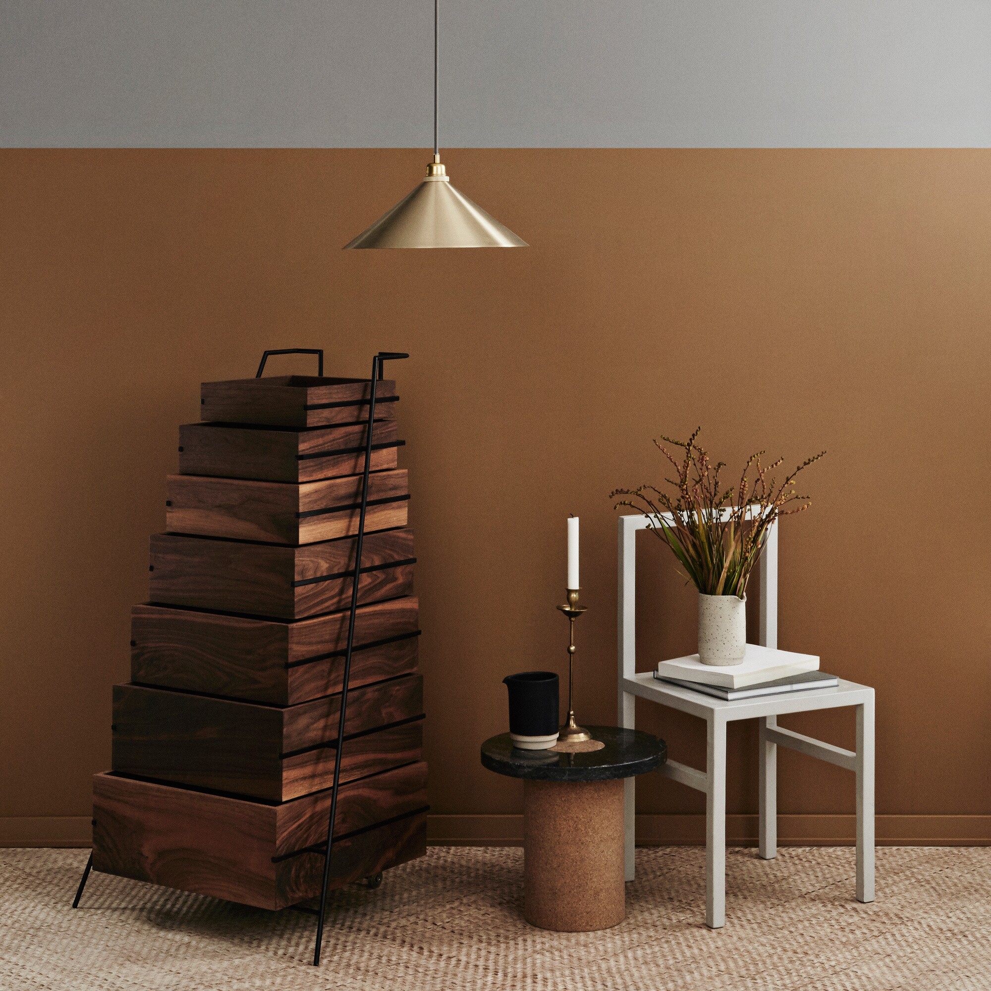 Cone Shade Suspension Lamp