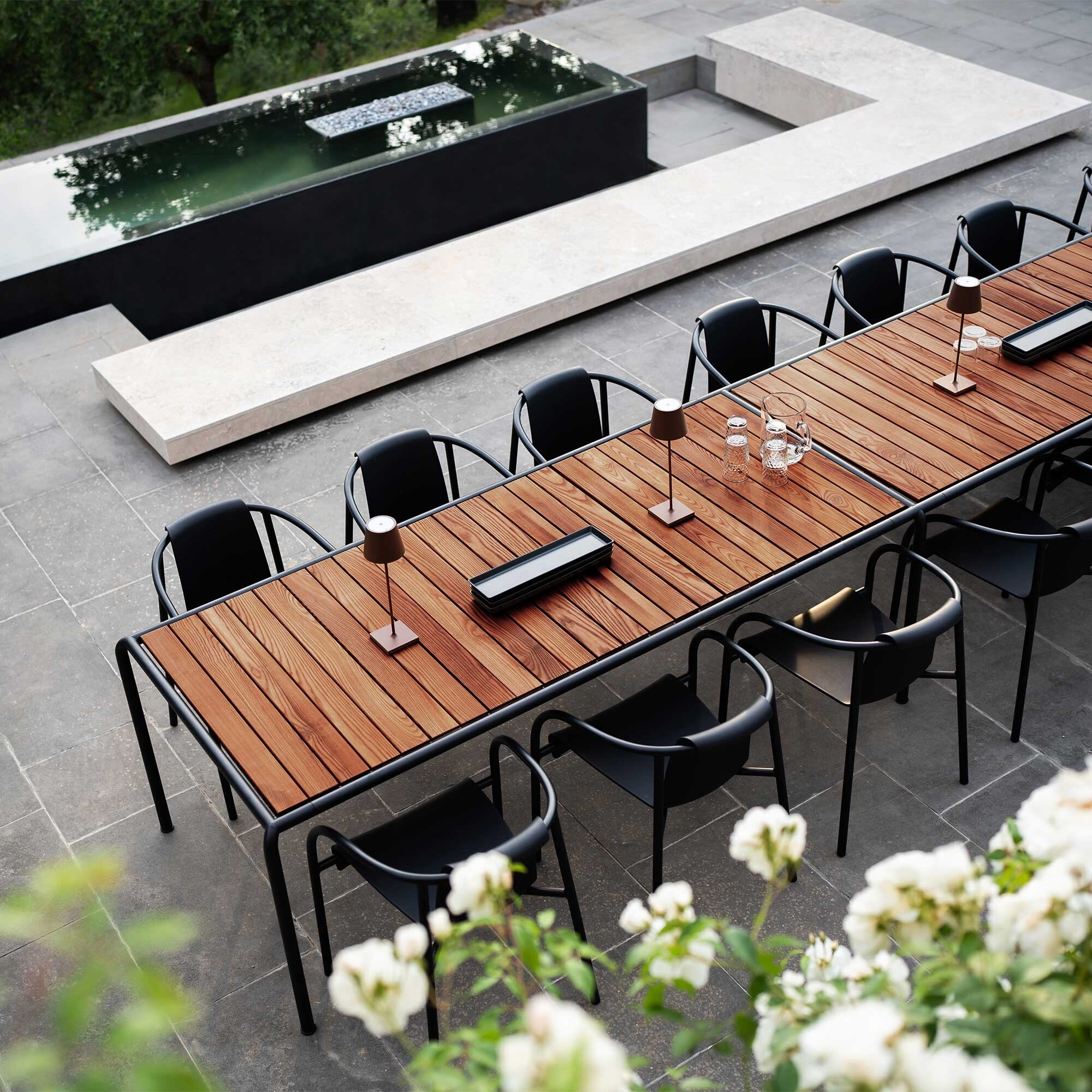 Avanti Outdoor Dining Table Ash 222x98cm