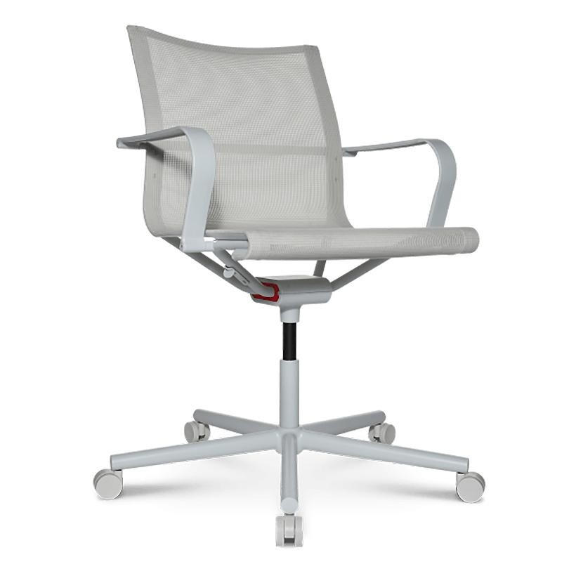 D1 Office Chair with Armrests & Castors Frame