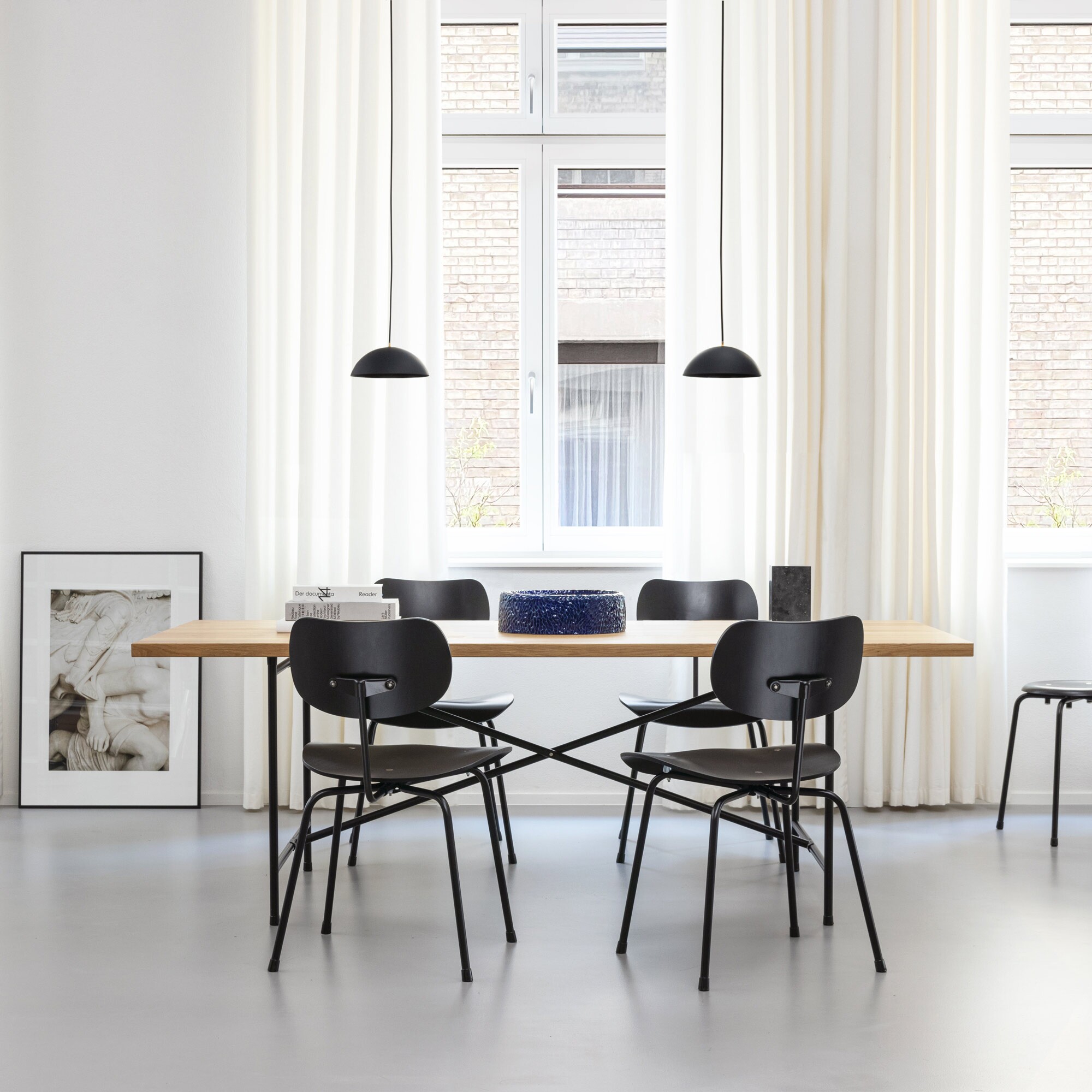 Eiermann Chair SE 68 Frame Black