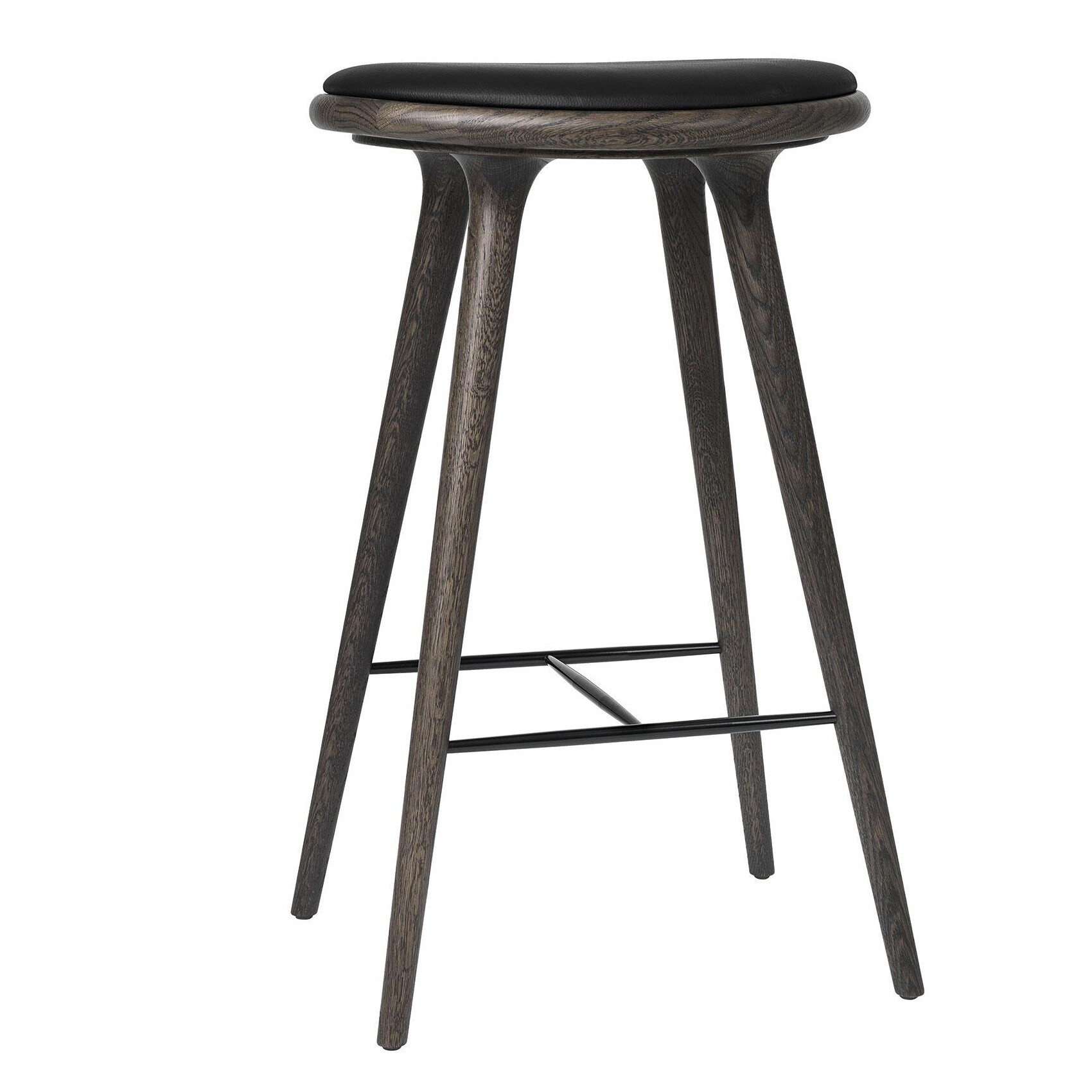 High Stool Oak Base H 74cm