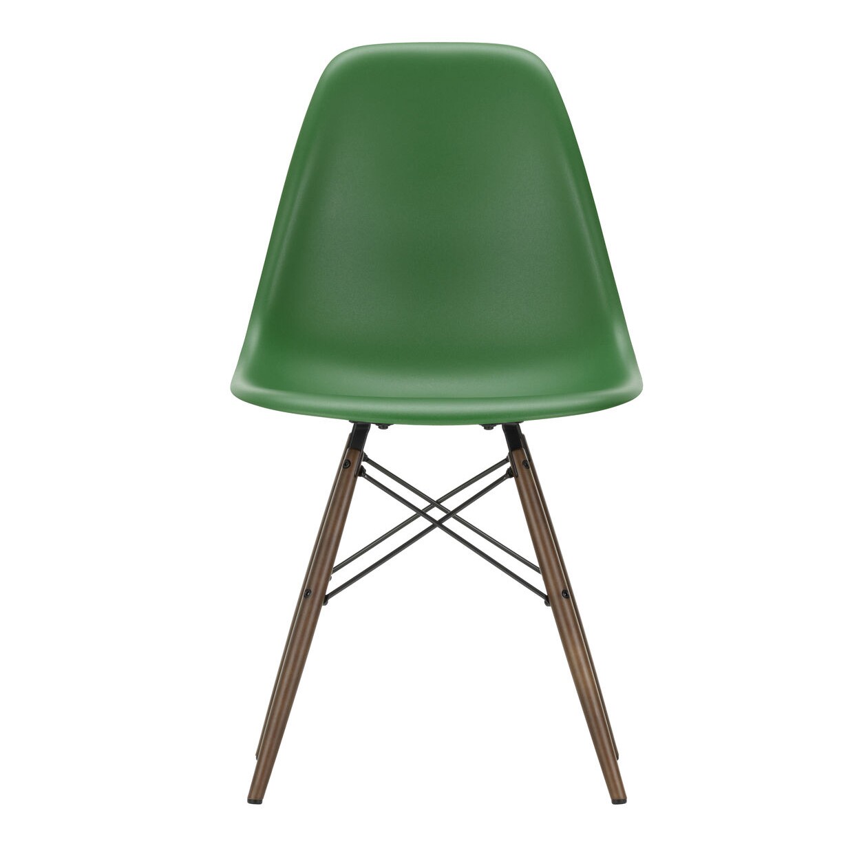 Eames Plastic Side Chair DSW RE Dark Maple Base