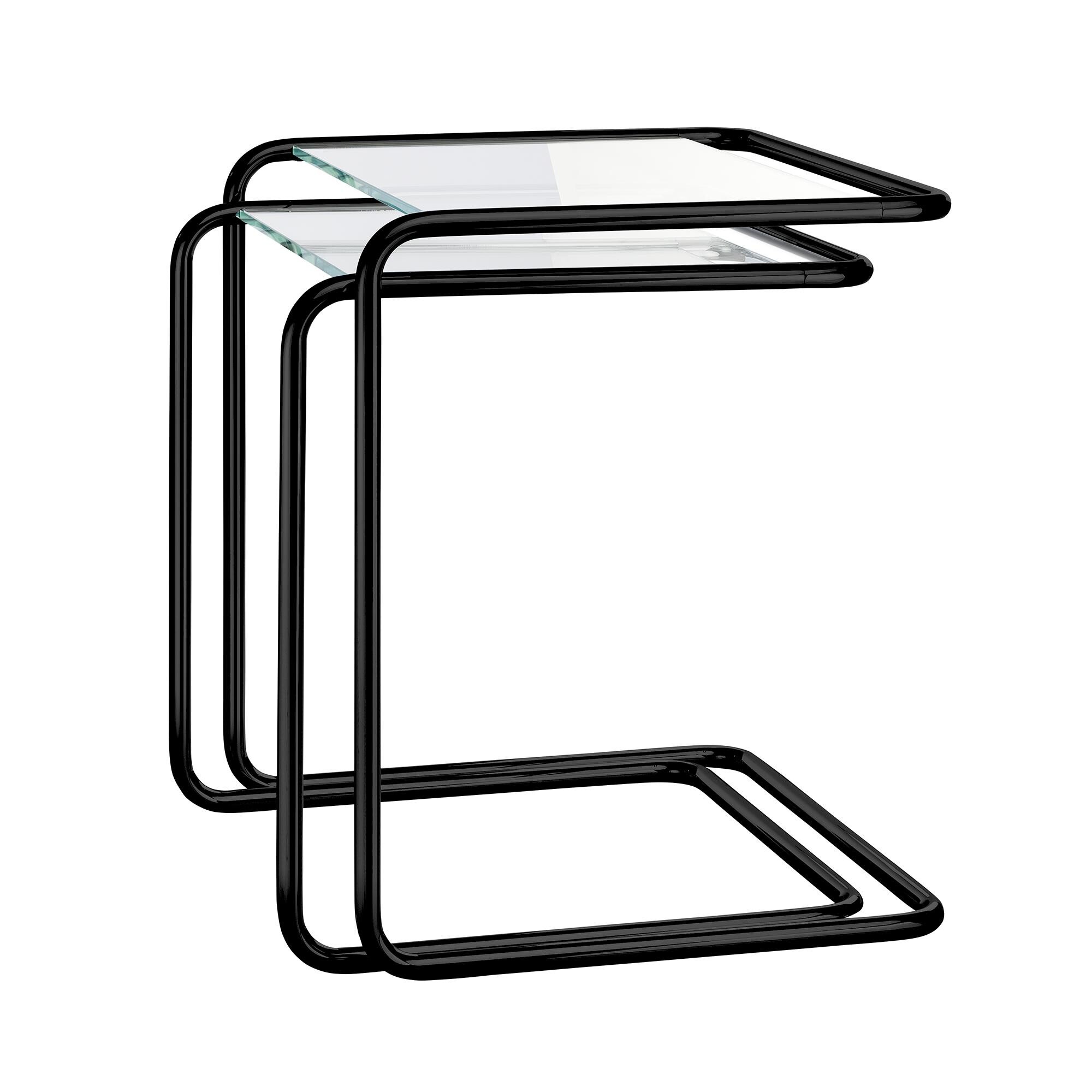 B 97 All Seasons Side Table Set of 2 Glass