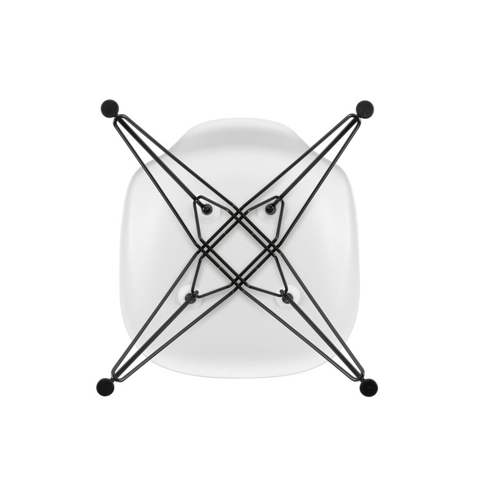 Eames Plastic Side Chair DSR RE Black Base