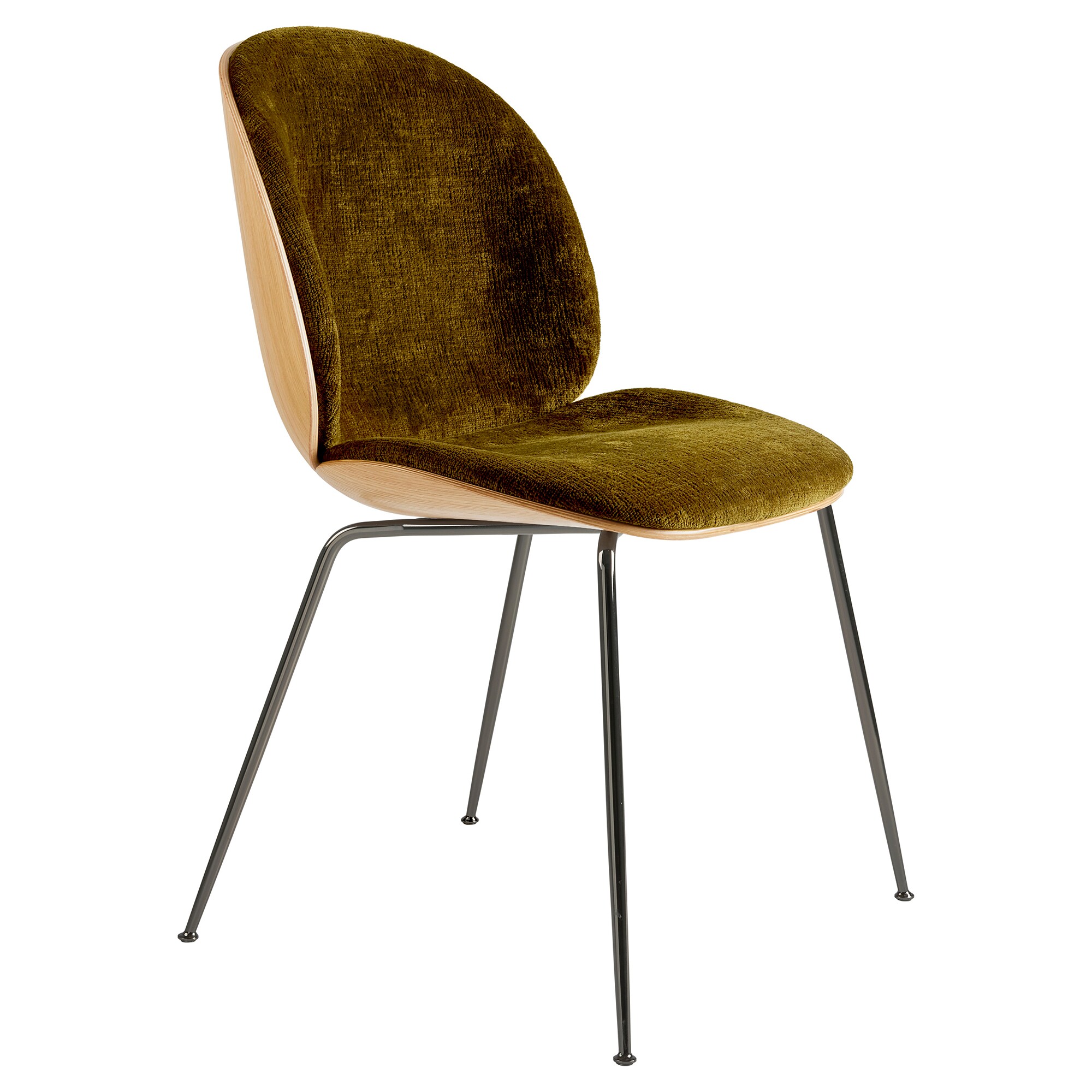 Beetle 3D Veneer Dining Chair Upholstered