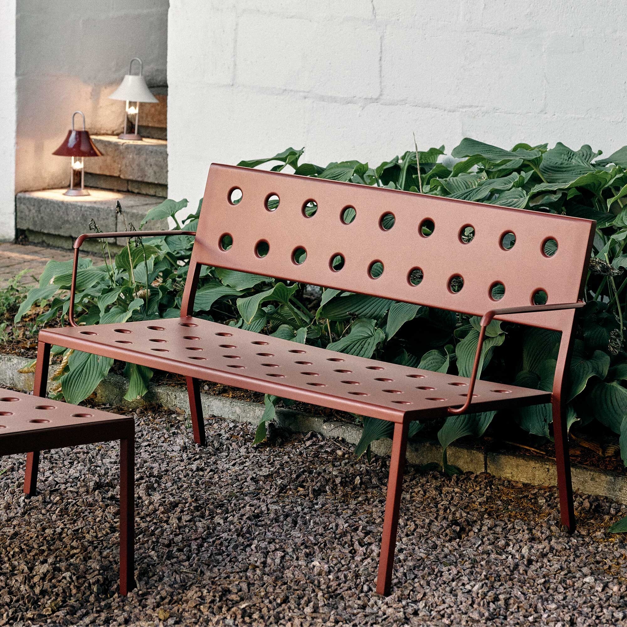 Balcony Lounge Outdoor Bench 121.5cm