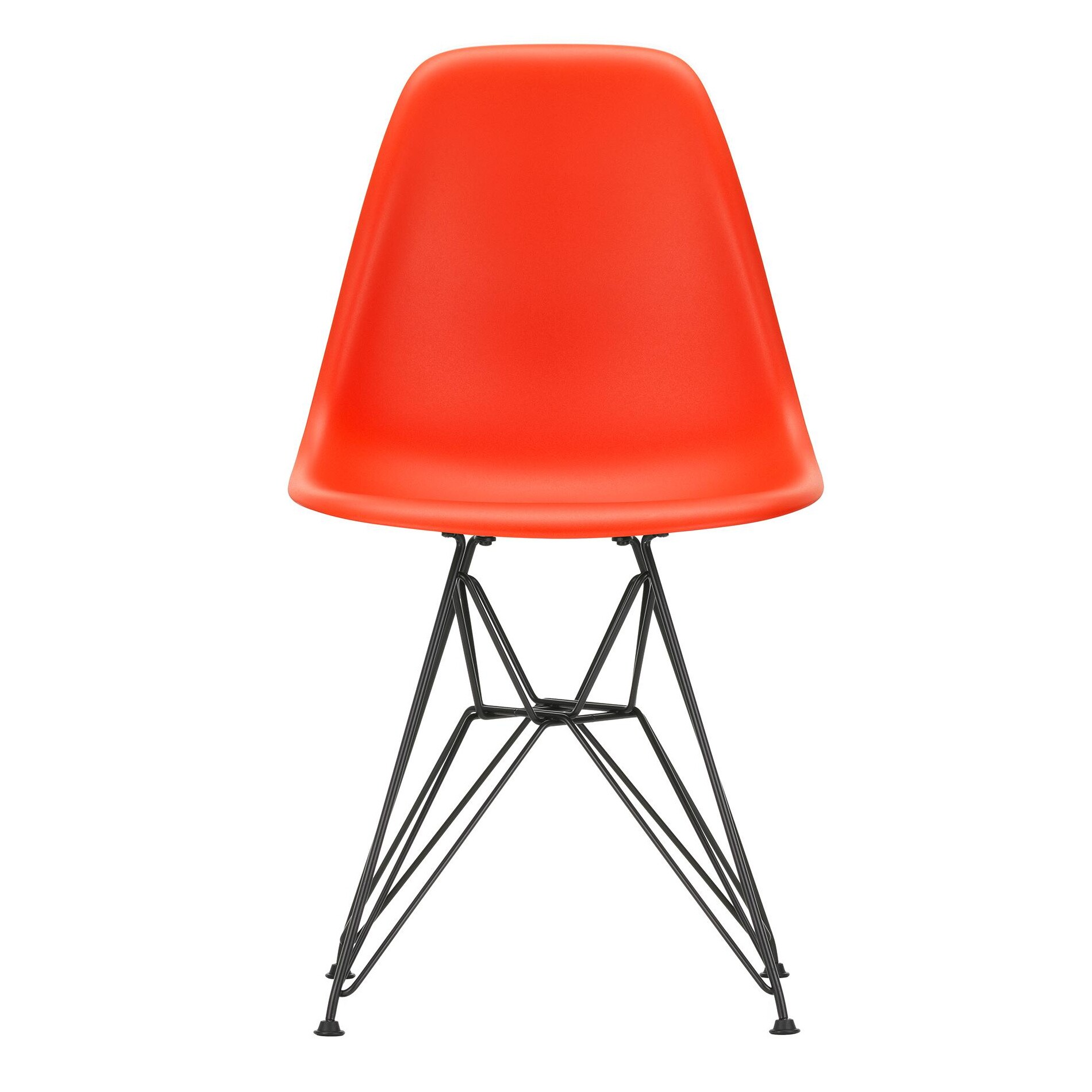 Eames Plastic Side Chair DSR RE Black Base