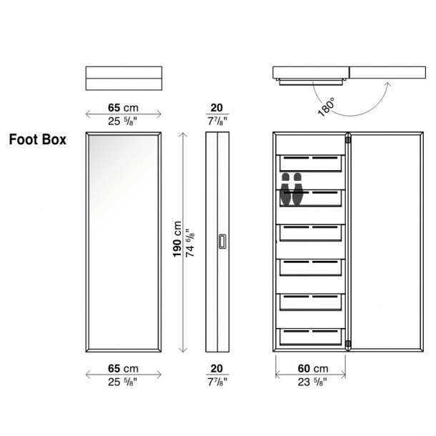 Foot Box Shoe Cabinet
