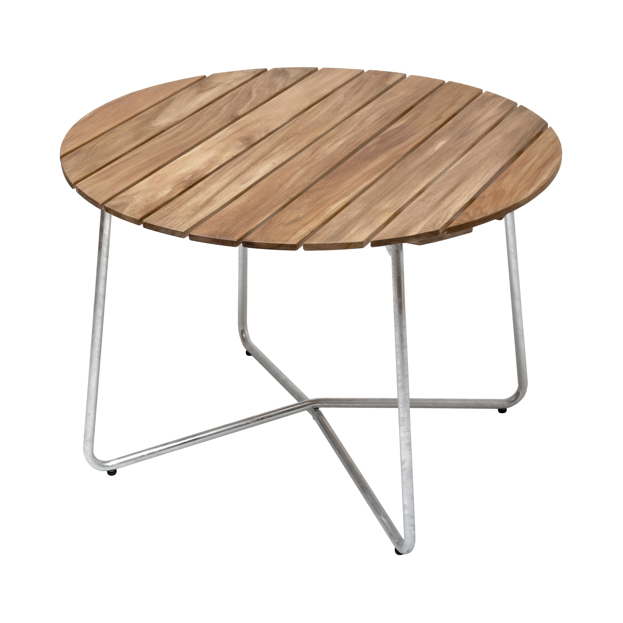 9A 100 Garden Dining Table Ø100cm Teak